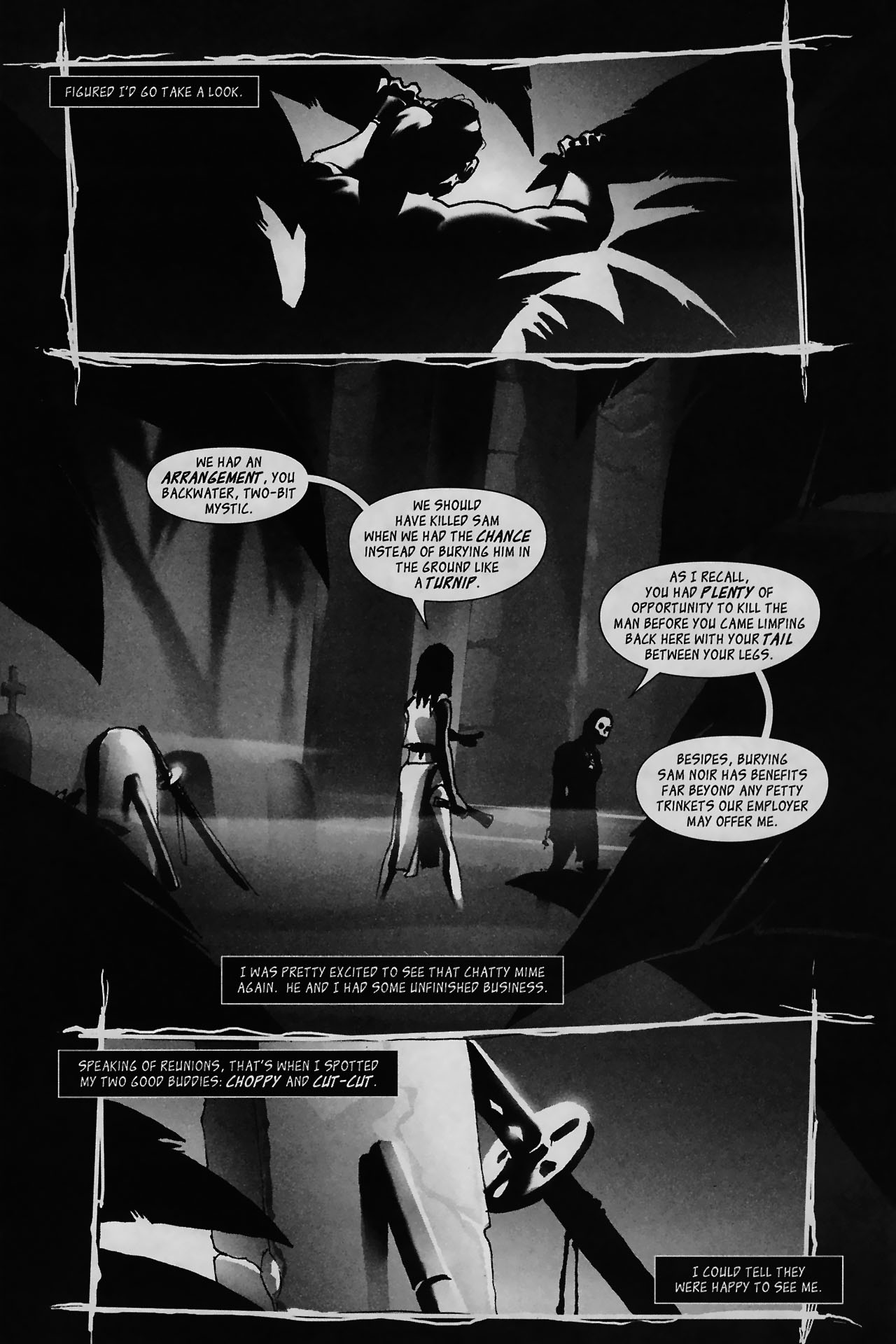 Read online Sam Noir: Ronin Holiday comic -  Issue #3 - 8