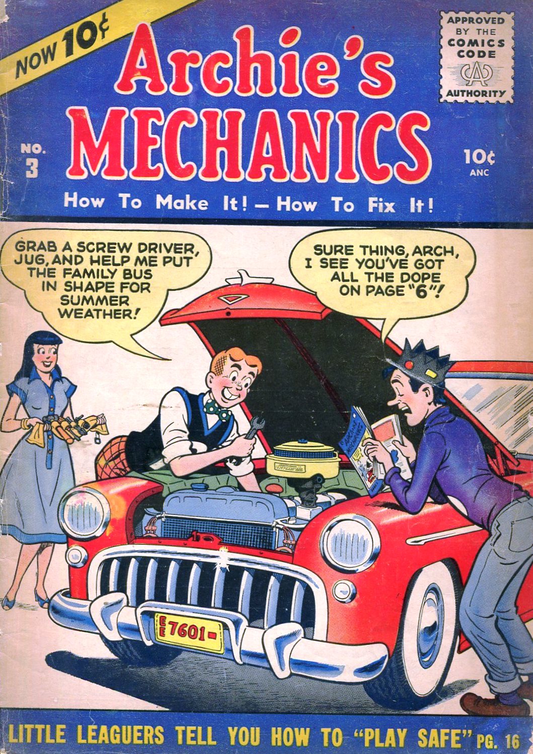 Read online Archie's Mechanics comic -  Issue #3 - 1