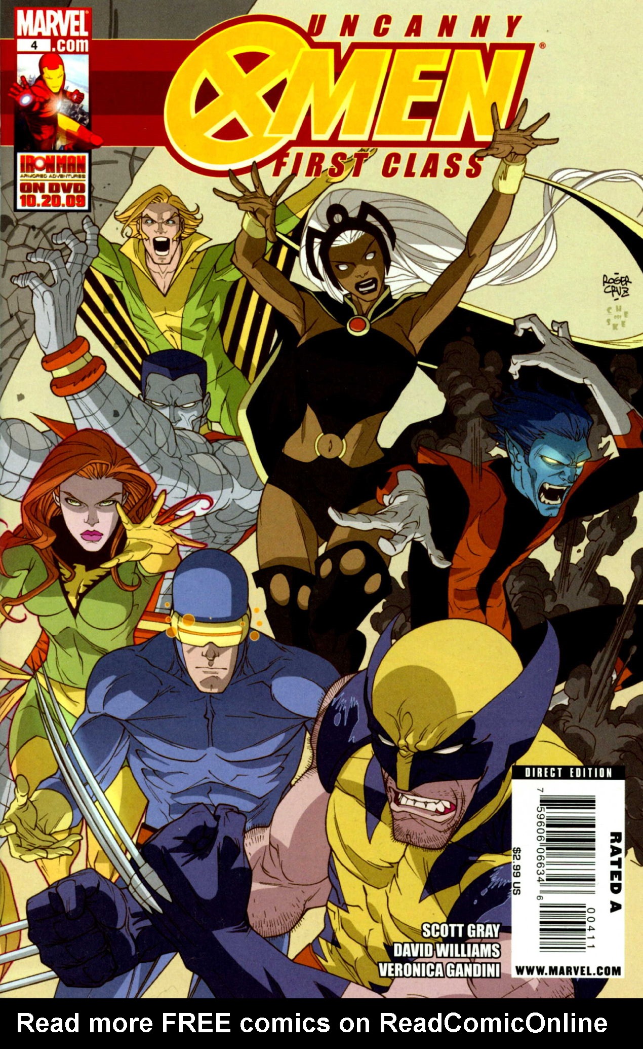 Read online Uncanny X-Men: First Class comic -  Issue #4 - 1