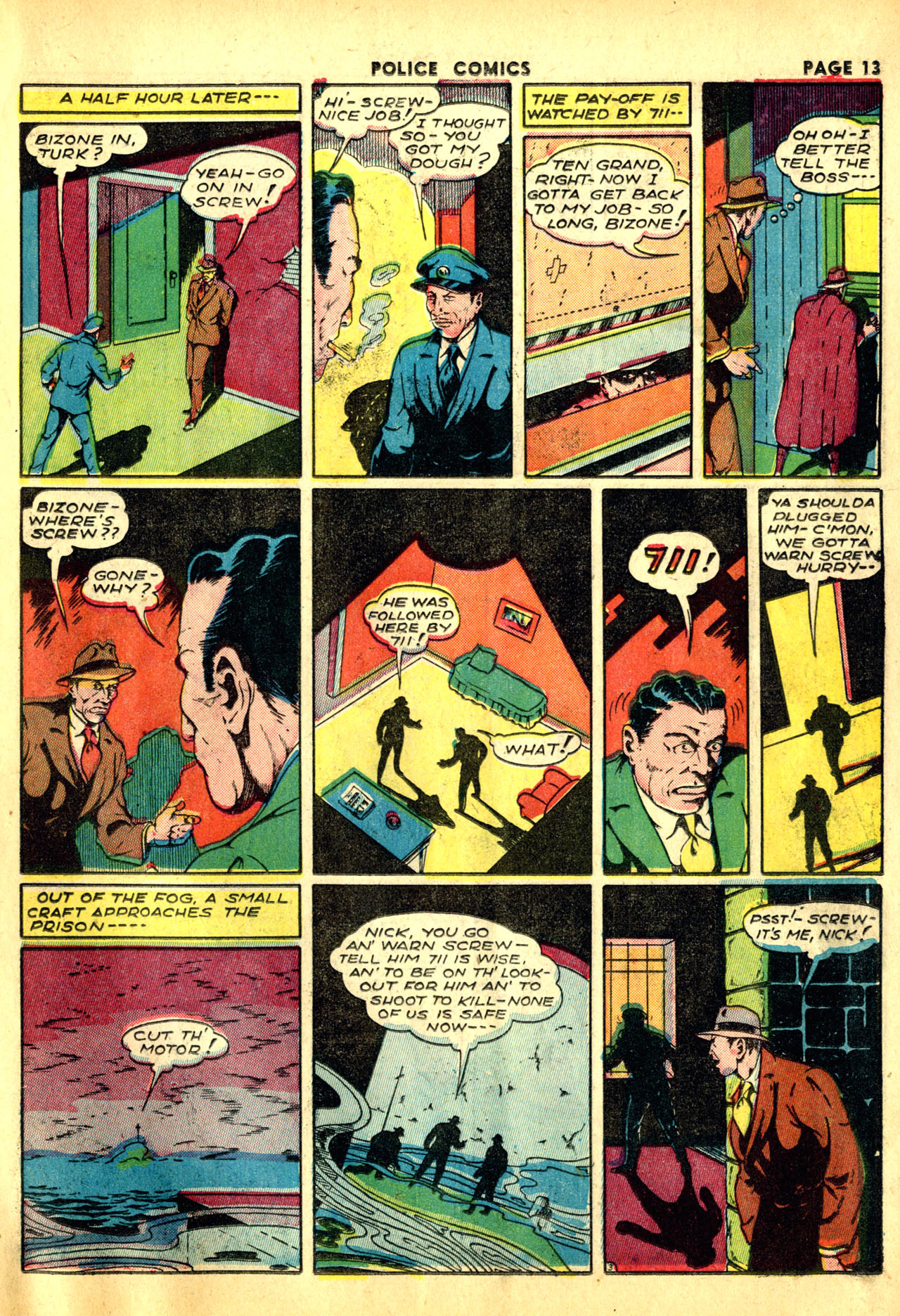 Read online Police Comics comic -  Issue #13 - 15