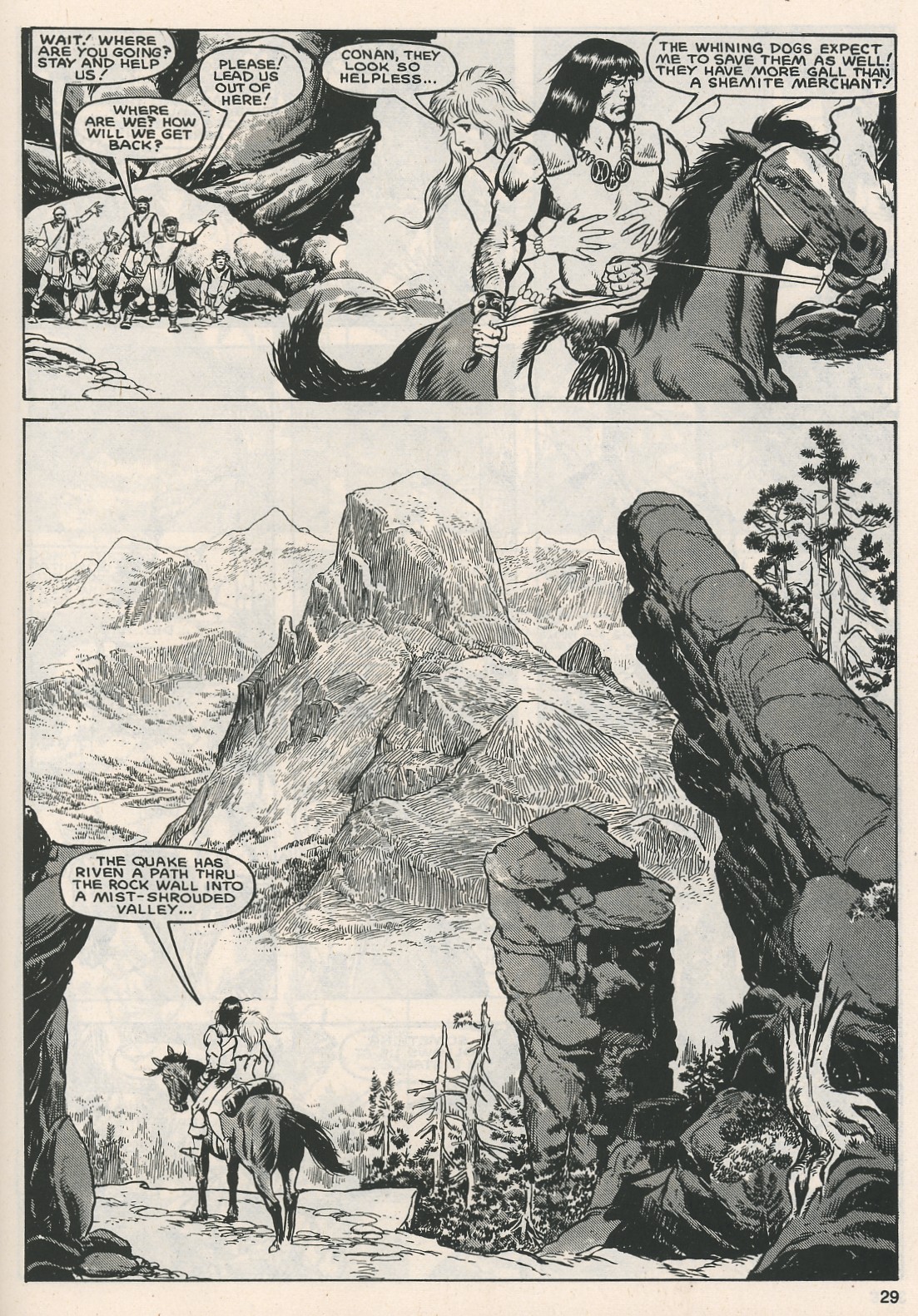 Read online The Savage Sword Of Conan comic -  Issue #118 - 28