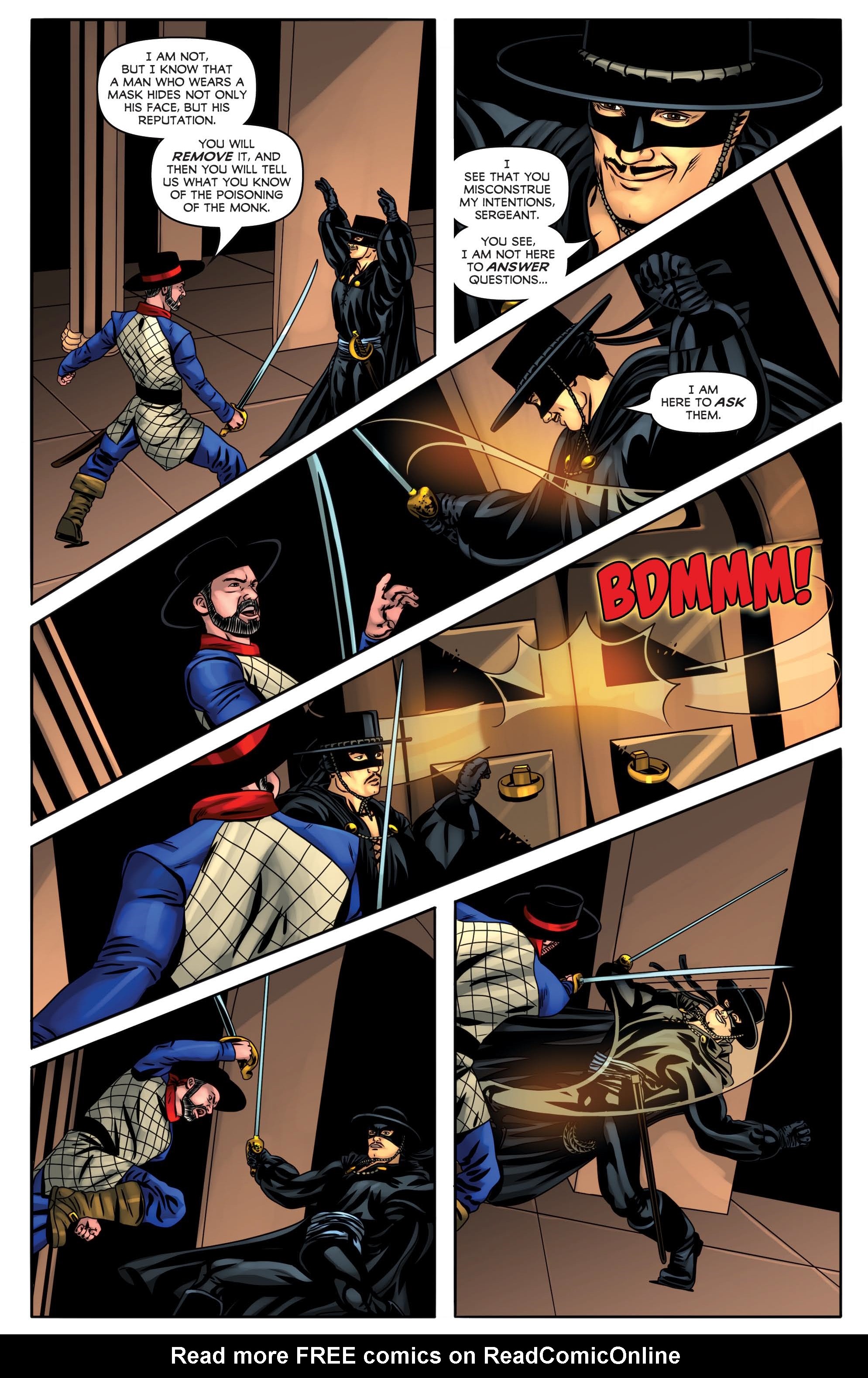 Read online Zorro: Sacrilege comic -  Issue #2 - 17