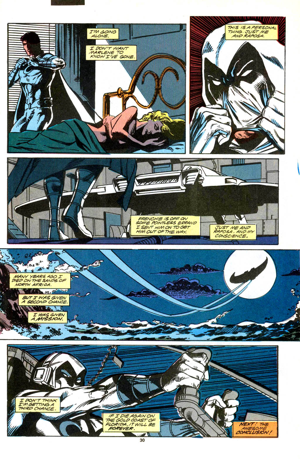 Read online Marc Spector: Moon Knight comic -  Issue #23 - 23