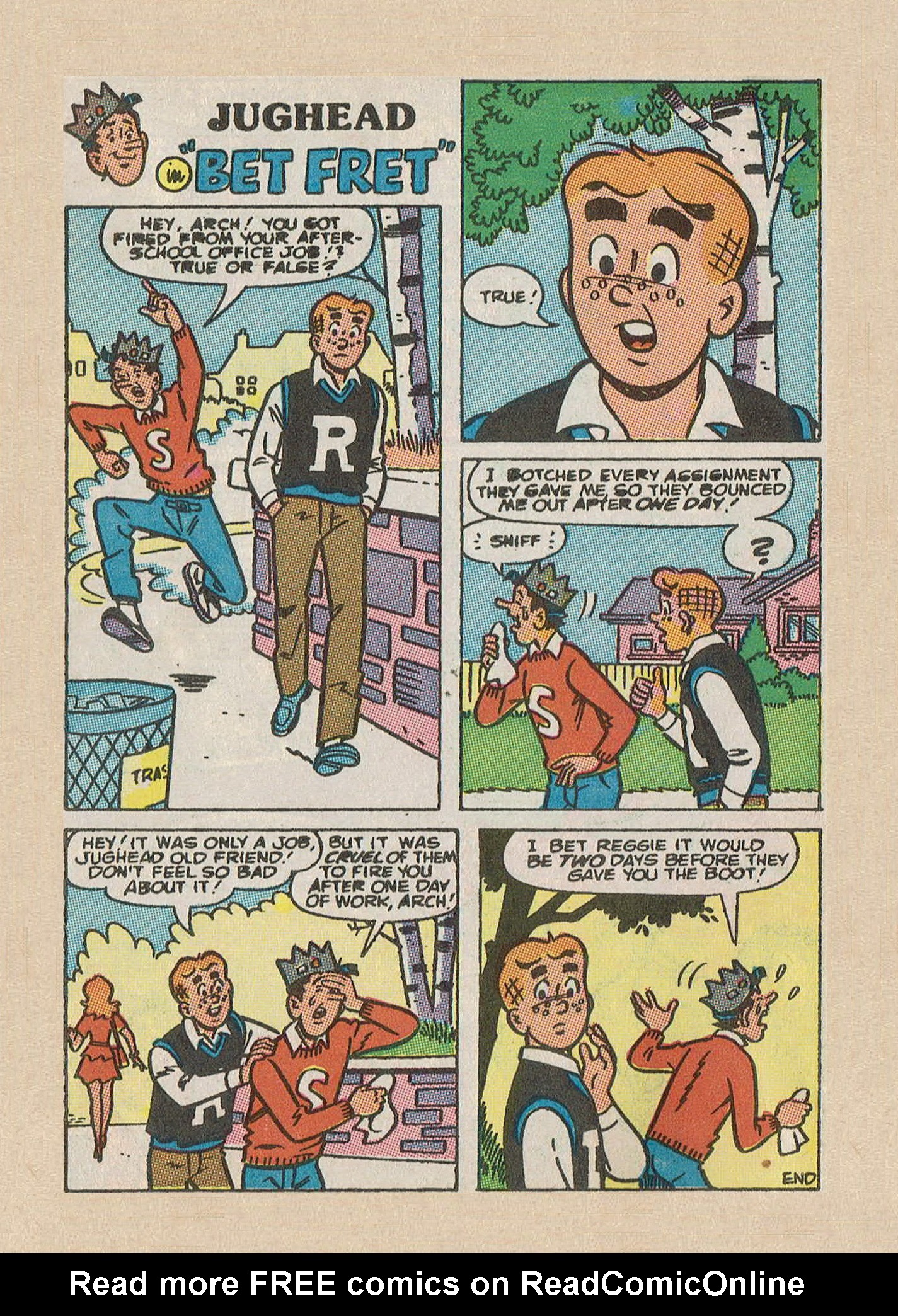 Read online Jughead Jones Comics Digest comic -  Issue #63 - 8