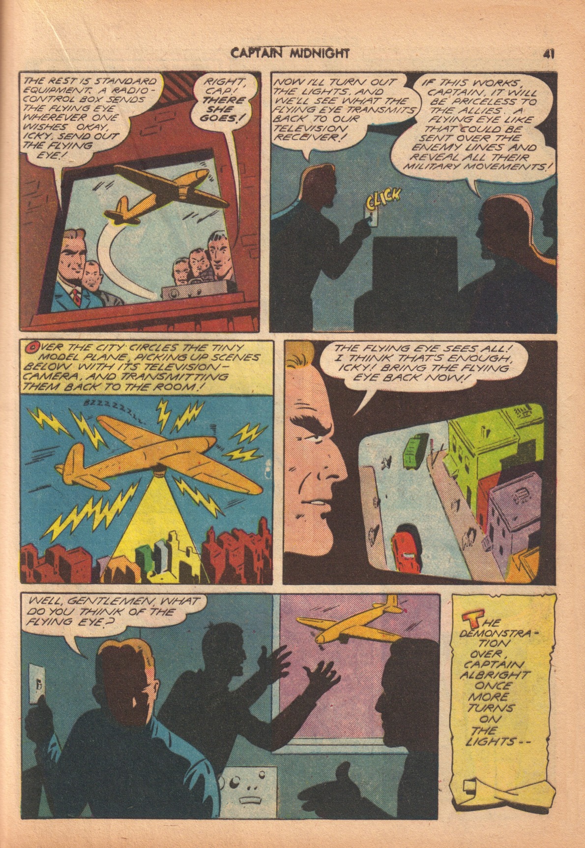 Read online Captain Midnight (1942) comic -  Issue #10 - 37