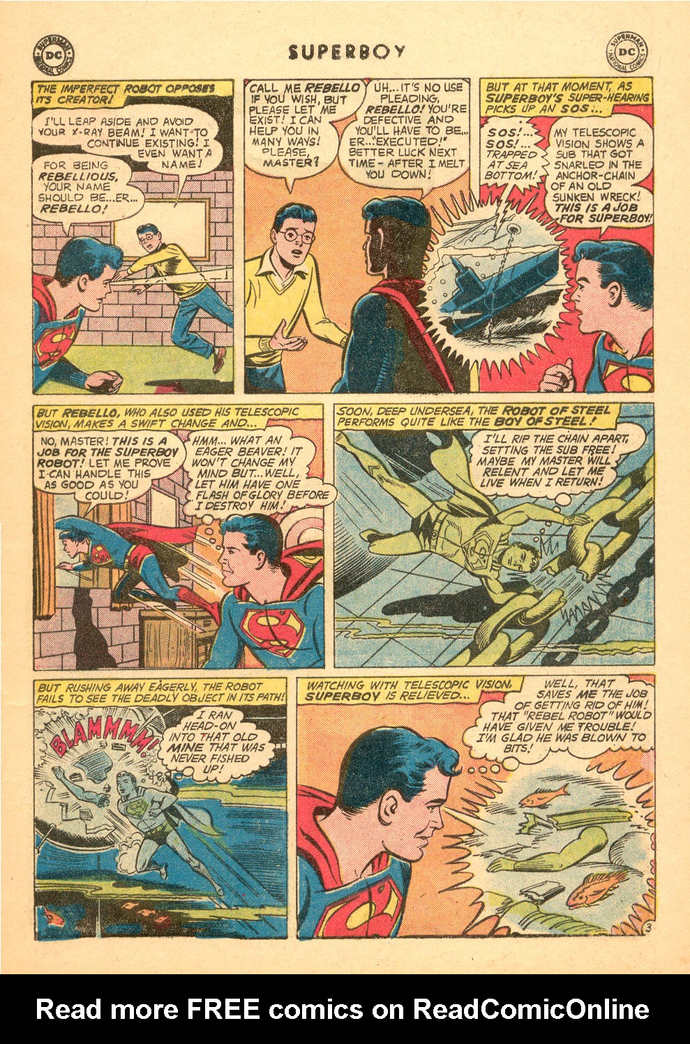 Read online Superboy (1949) comic -  Issue #72 - 4