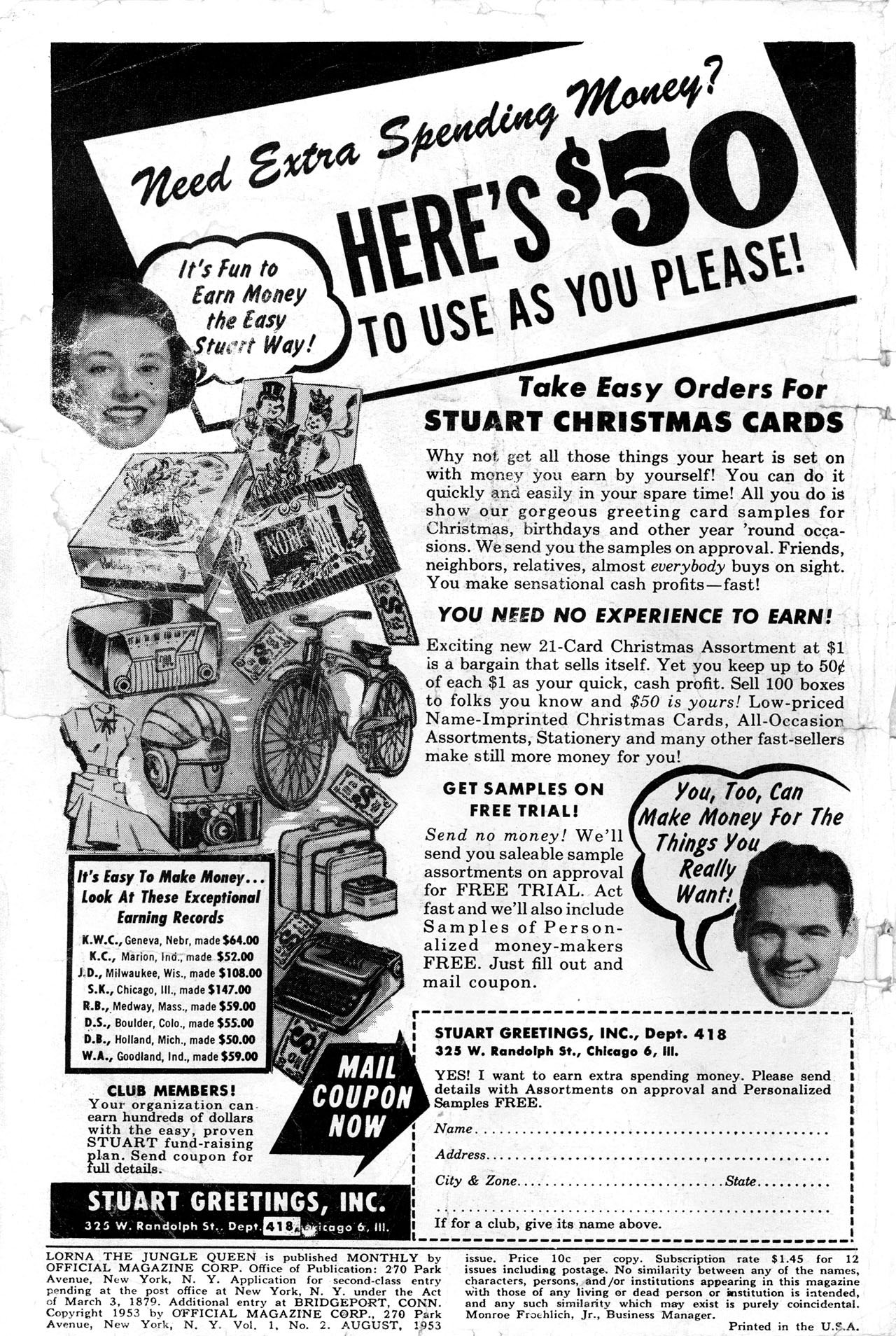 Read online Lorna, The Jungle Queen comic -  Issue #2 - 2