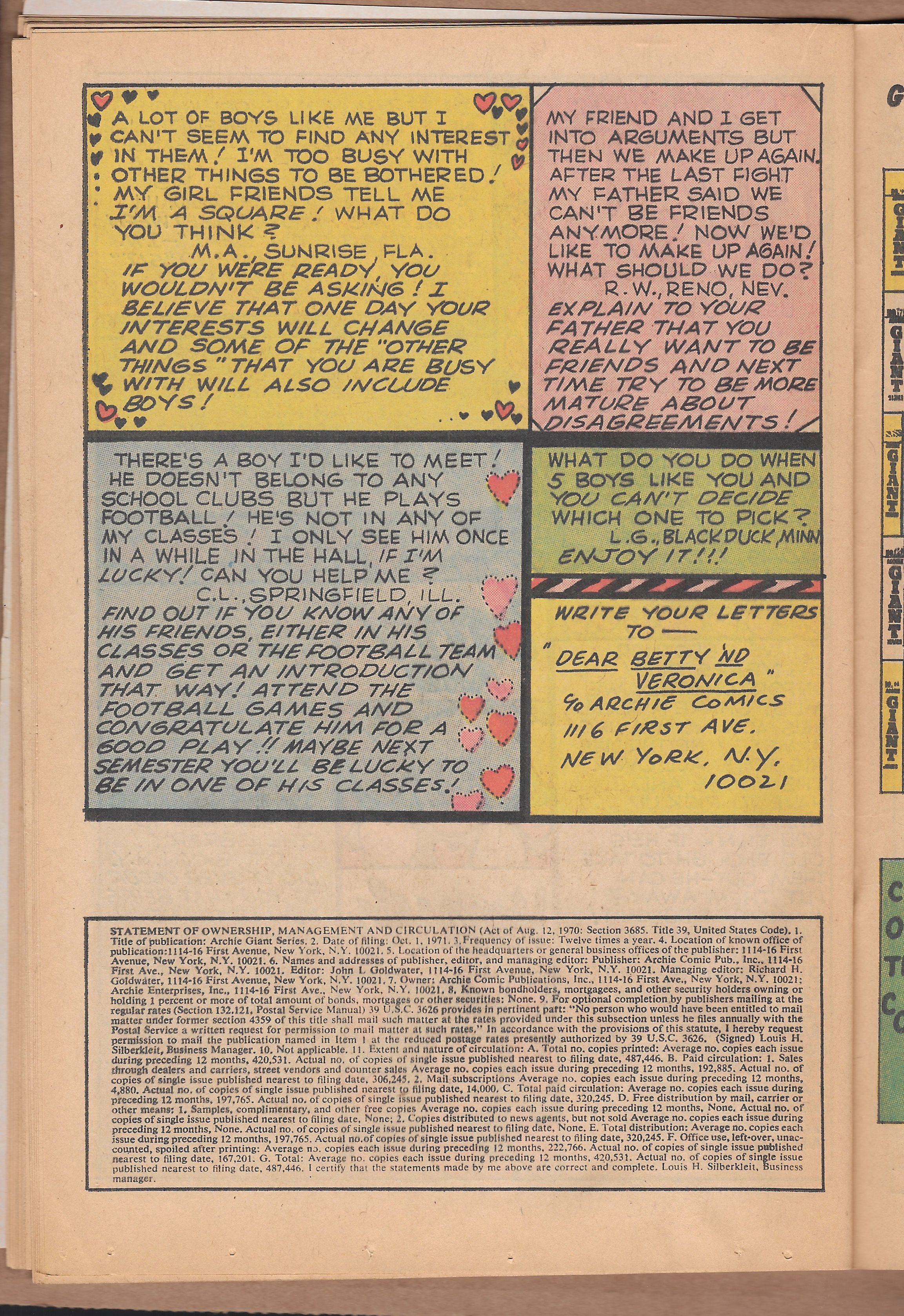 Read online Archie Giant Series Magazine comic -  Issue #197 - 36