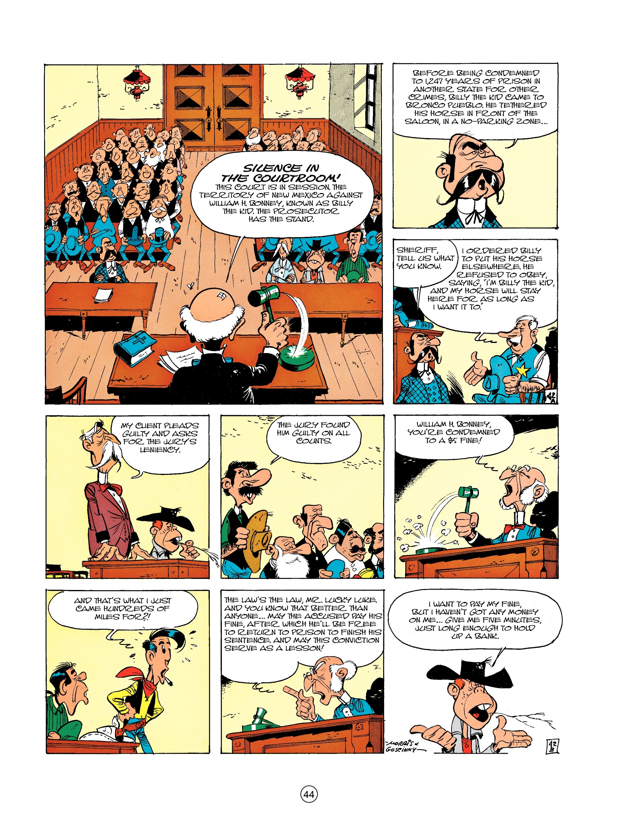 Read online A Lucky Luke Adventure comic -  Issue #18 - 44
