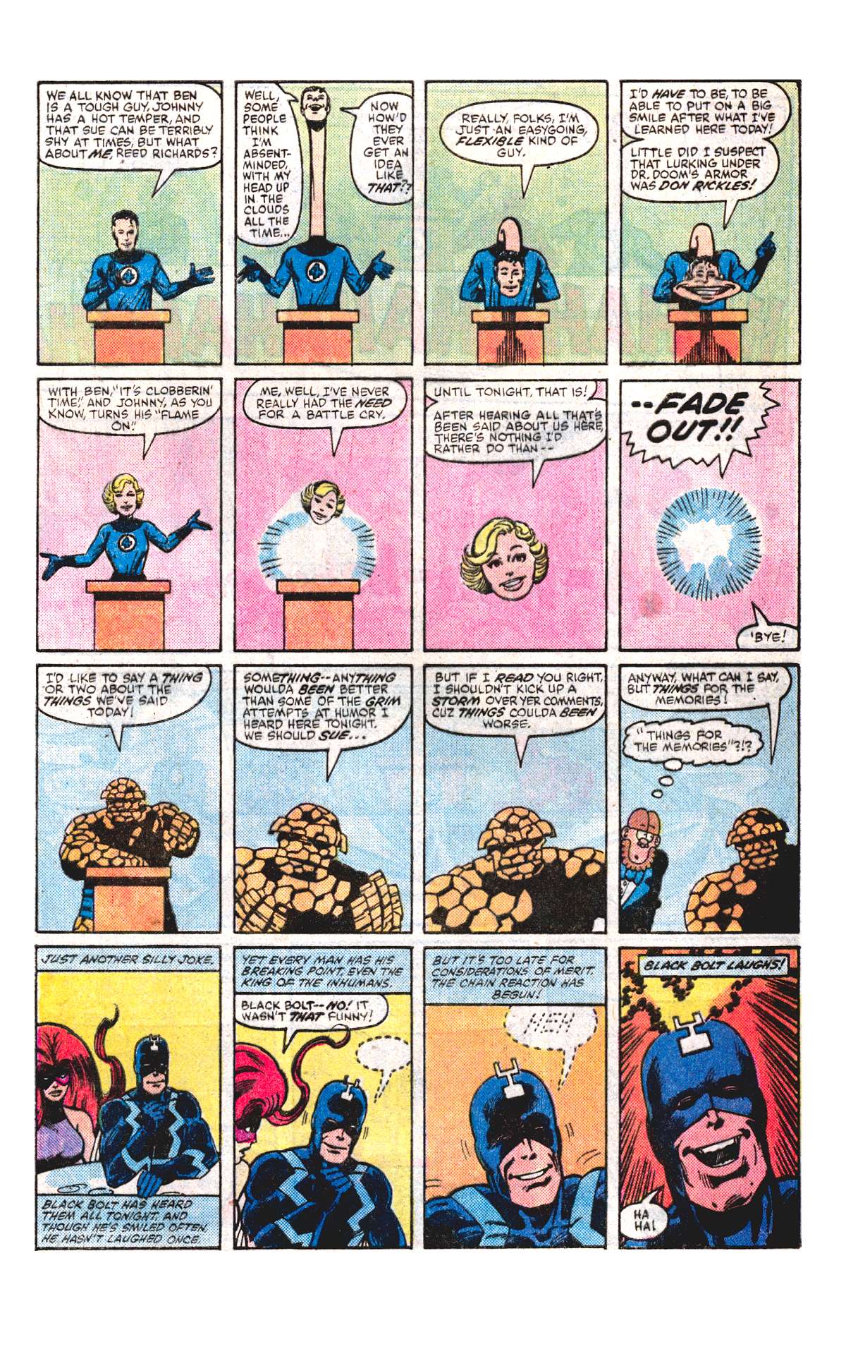 Read online Fantastic Four Roast comic -  Issue # Full - 32