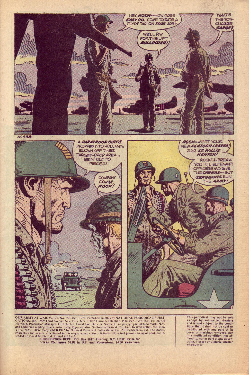 Read online Our Army at War (1952) comic -  Issue #250 - 3