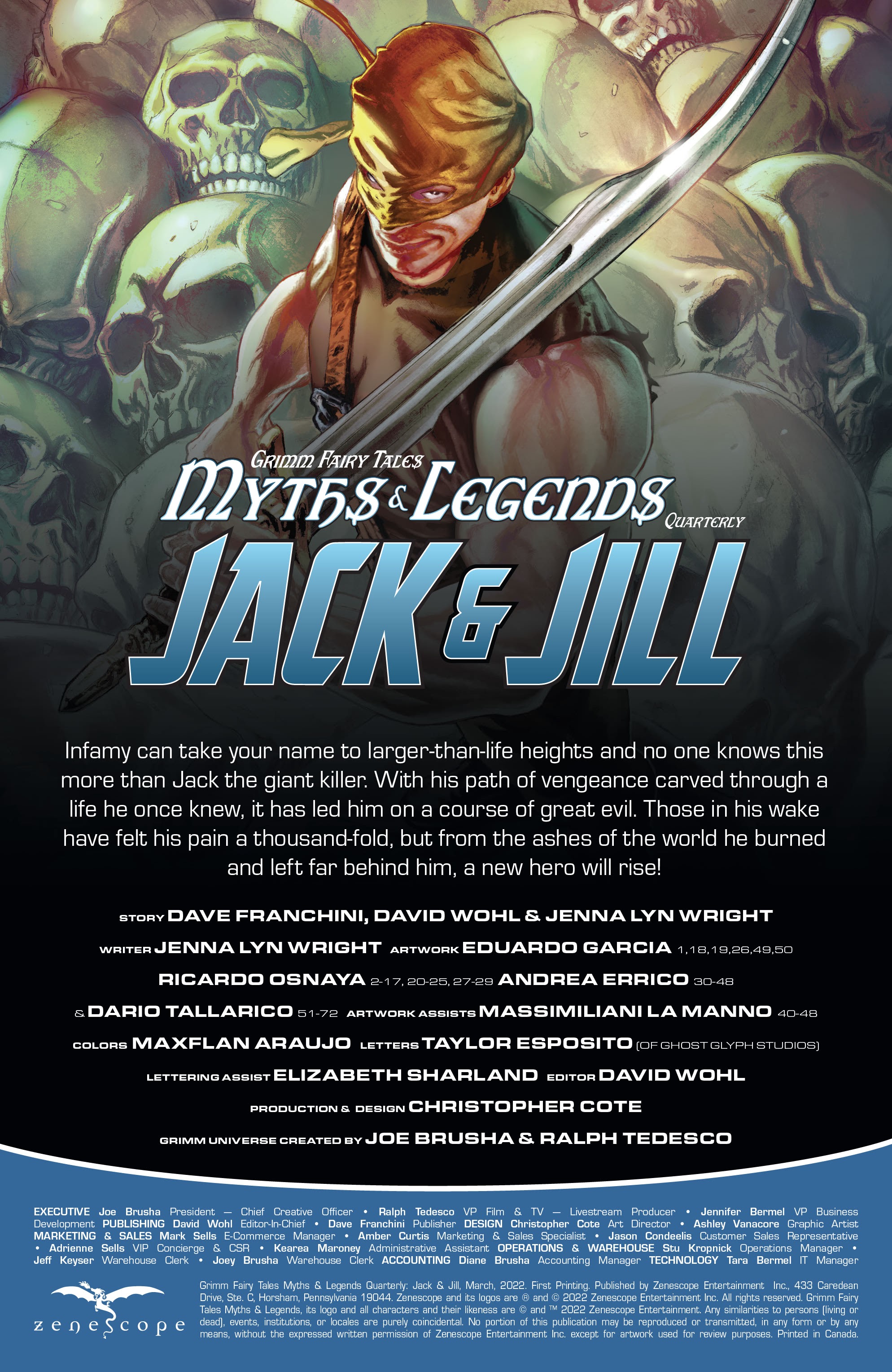 Read online Myths & Legends Quarterly: Jack & Jill comic -  Issue # TPB - 2