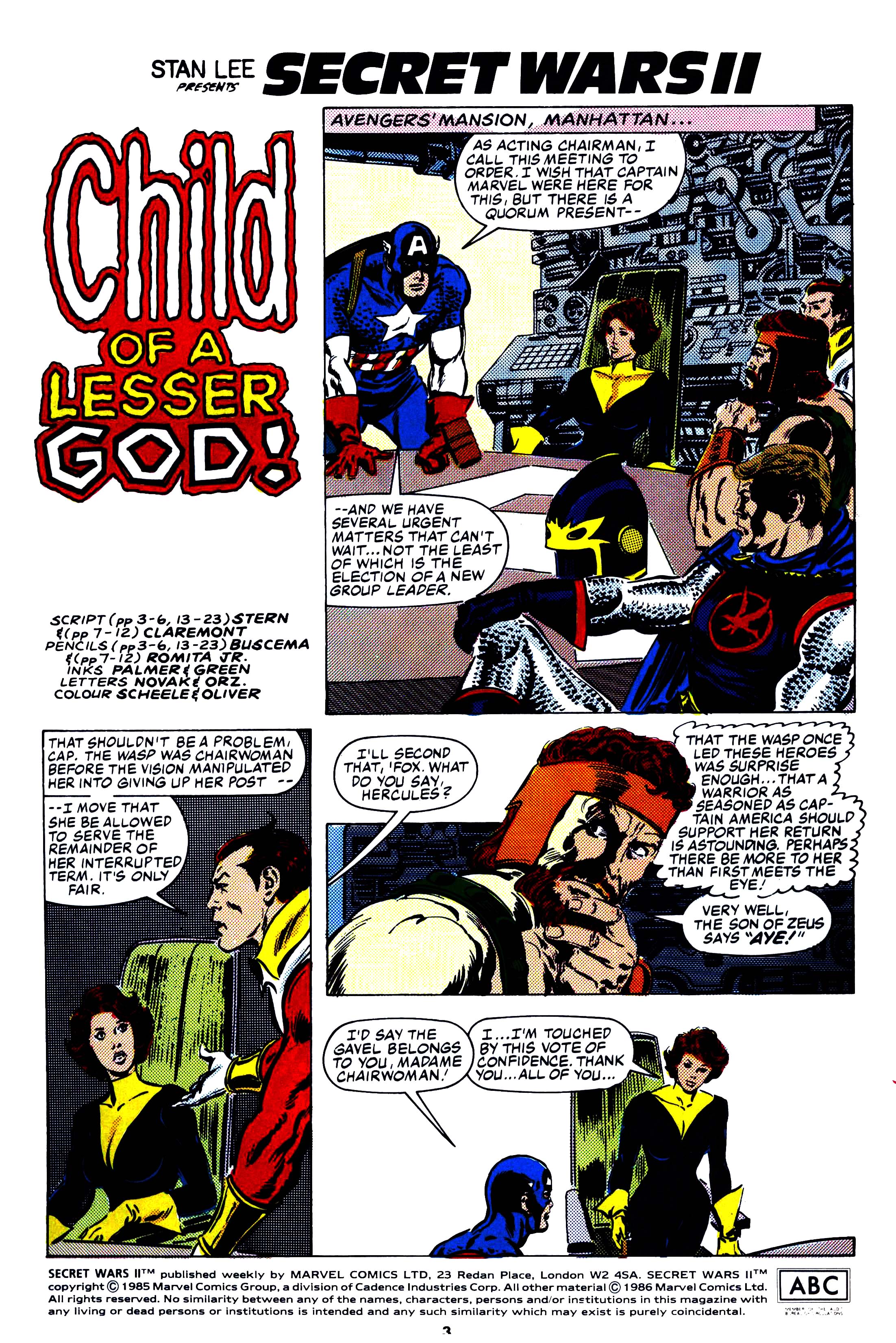 Read online Secret Wars (1985) comic -  Issue #47 - 3