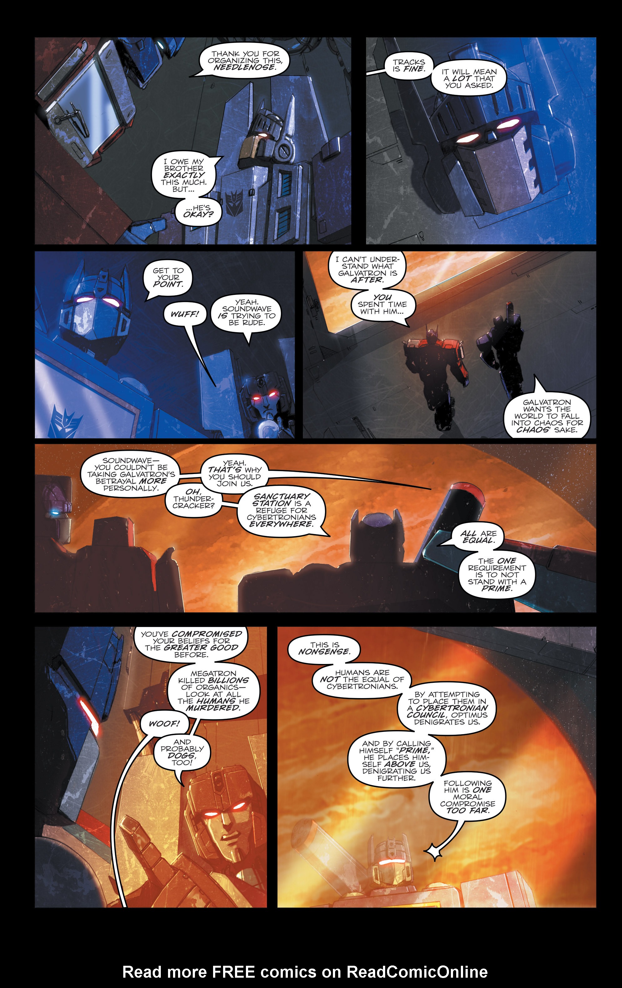 Read online The Transformers (2014) comic -  Issue #52 - 21