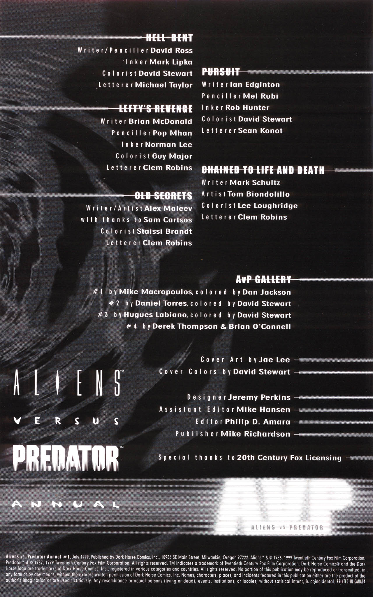 Aliens Vs Predator Annual | Read Aliens Vs Predator Annual comic online