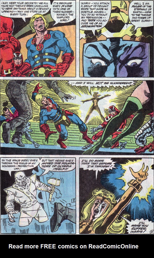 Read online Eternals (1985) comic -  Issue #5 - 9