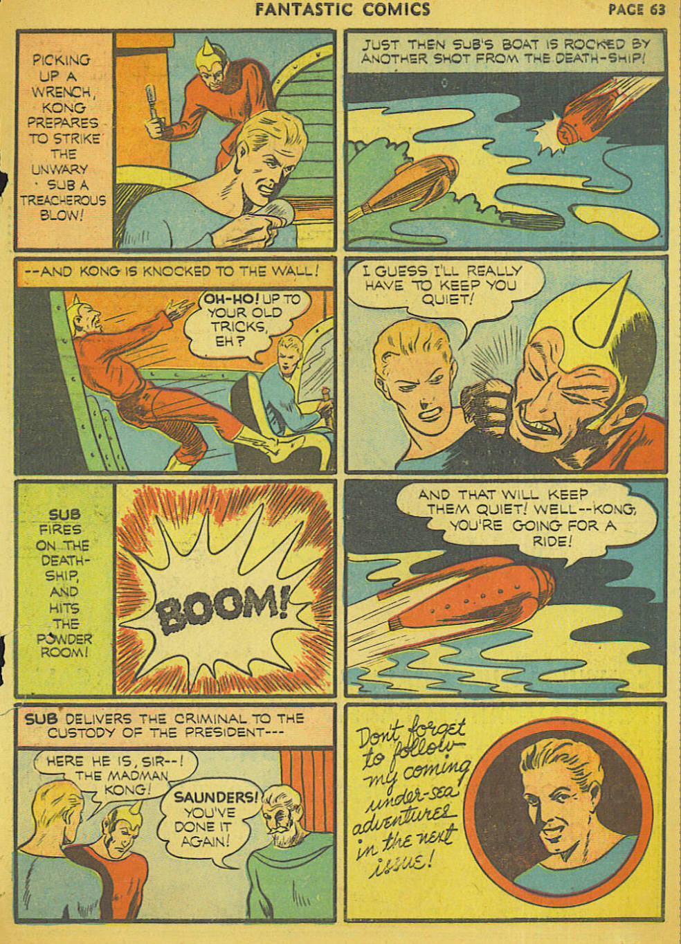 Read online Fantastic Comics comic -  Issue #15 - 59