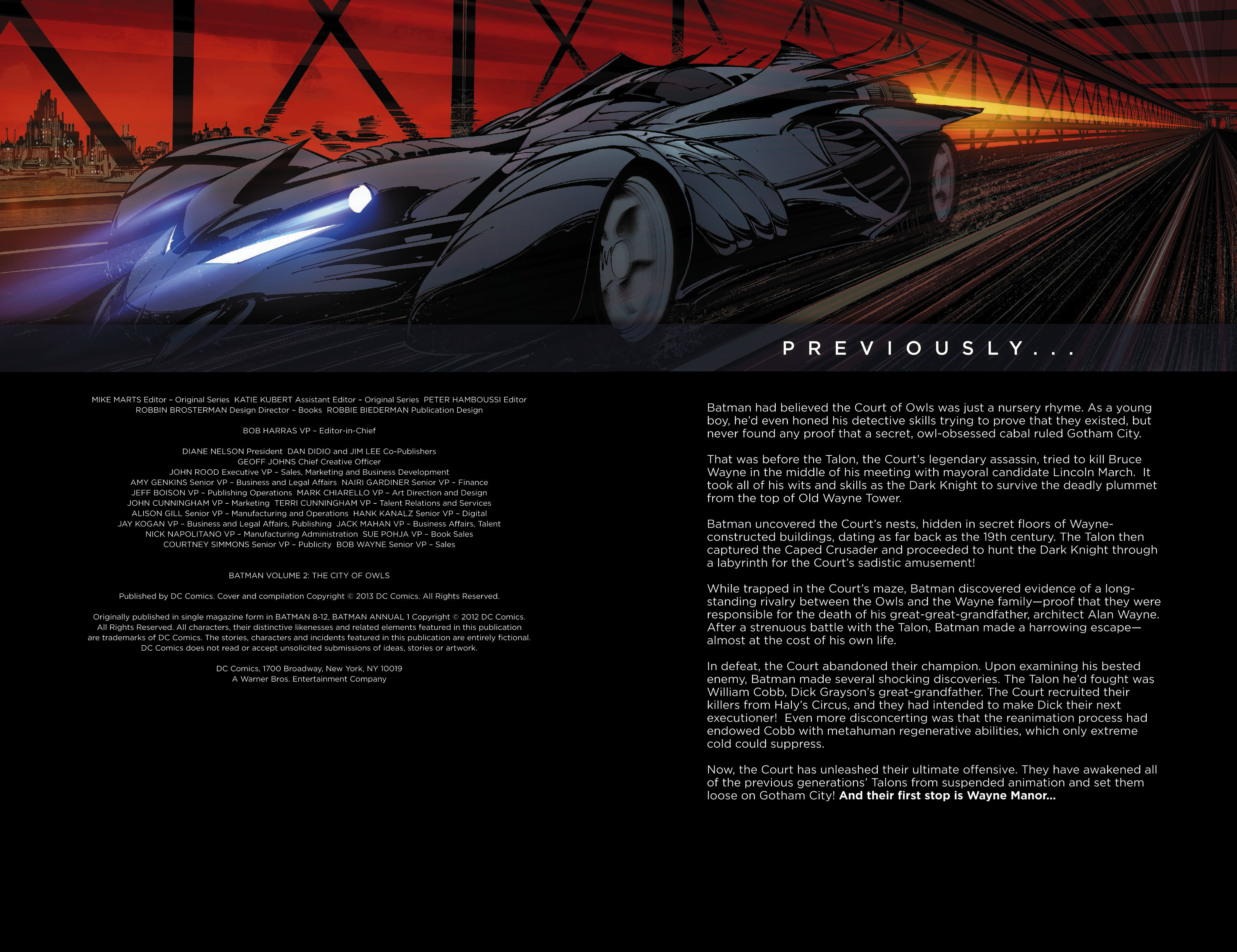 Read online Batman: The City of Owls comic -  Issue # TPB - 4