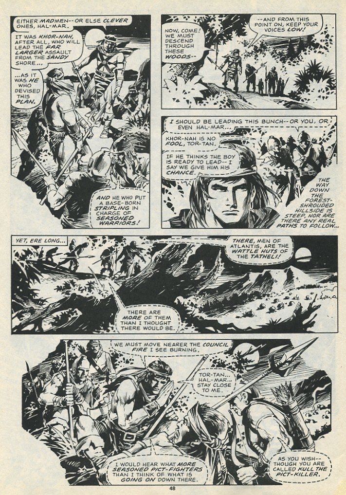 Read online The Savage Sword Of Conan comic -  Issue #197 - 50