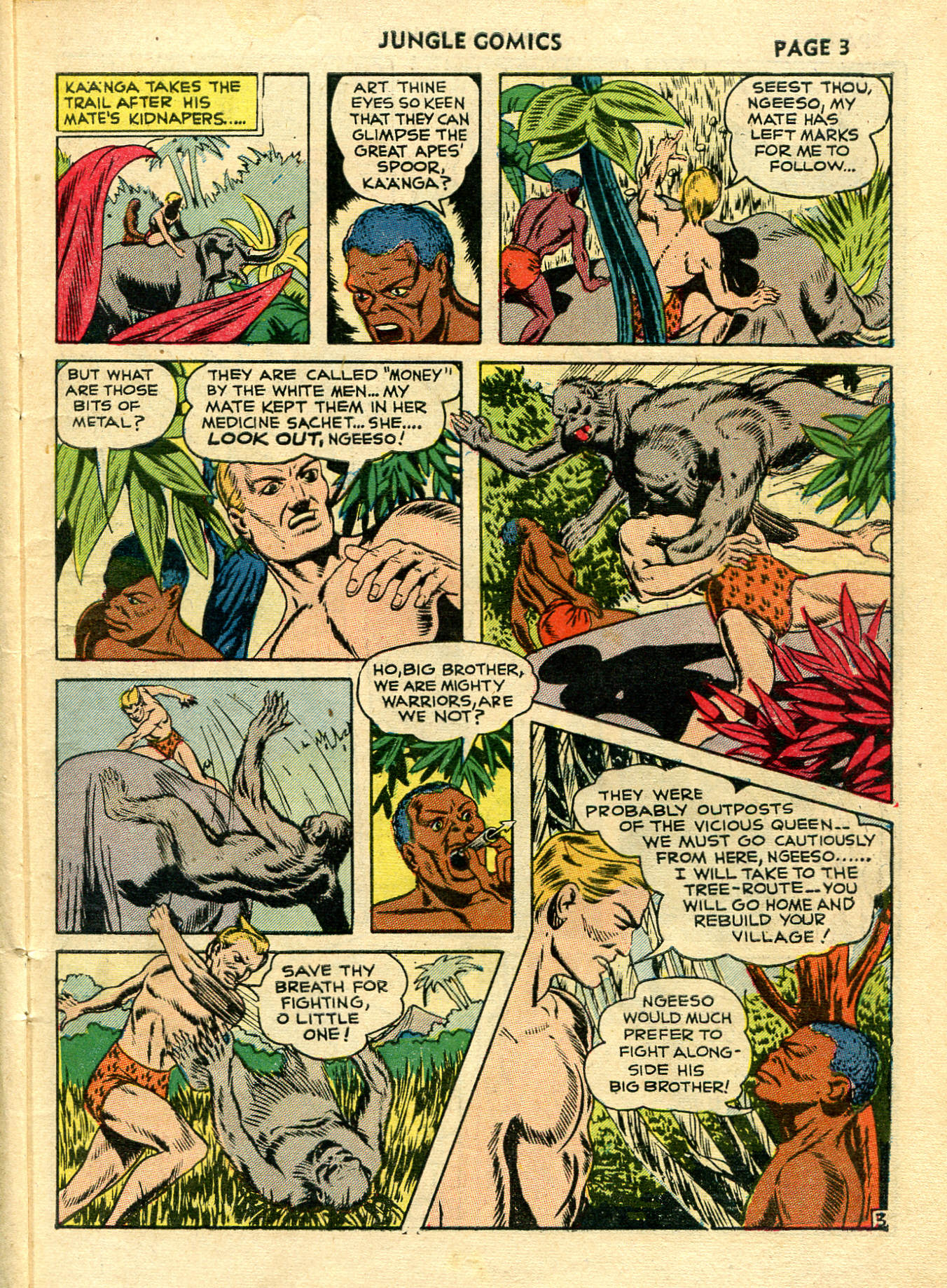 Read online Jungle Comics comic -  Issue #26 - 5