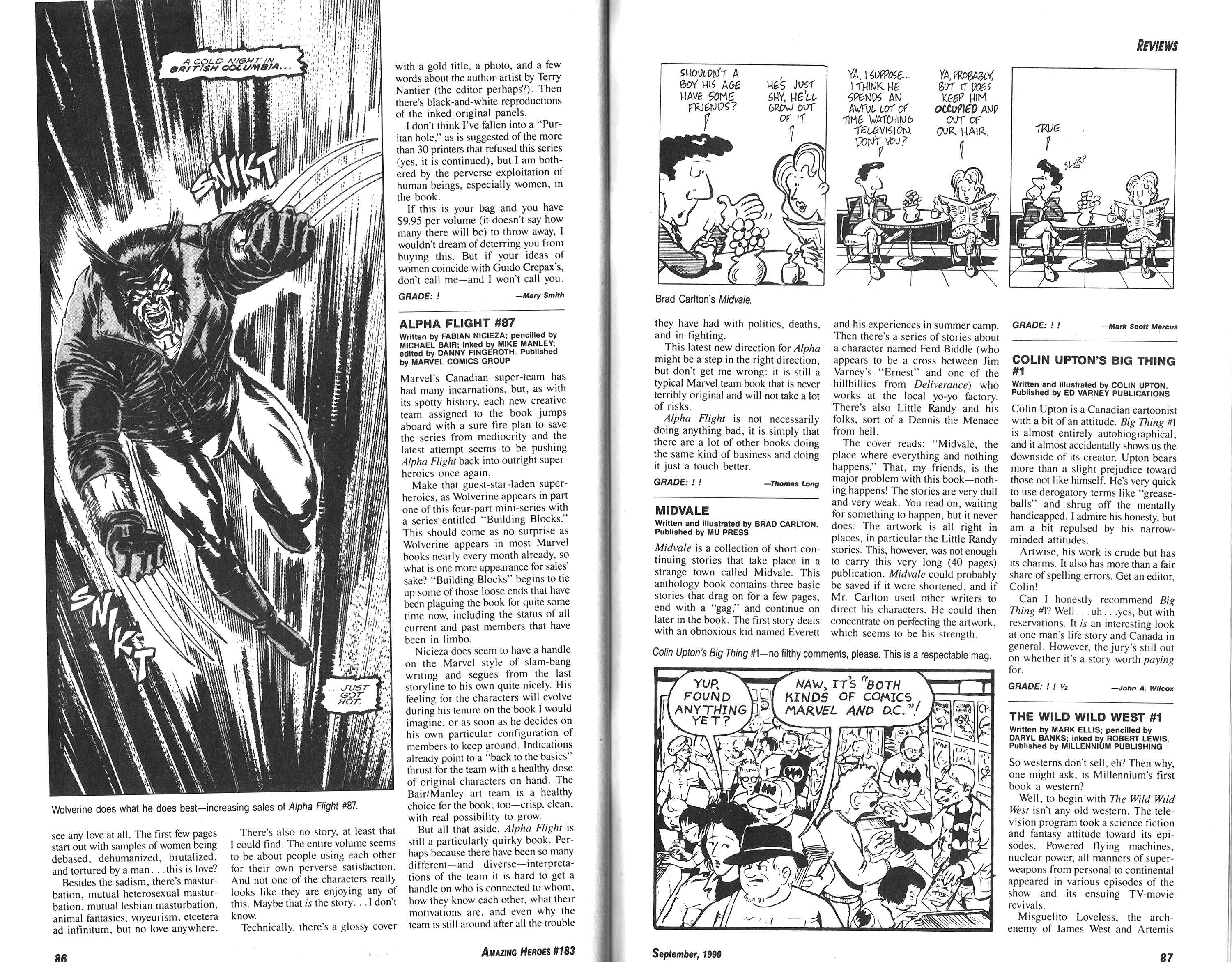Read online Amazing Heroes comic -  Issue #183 - 44
