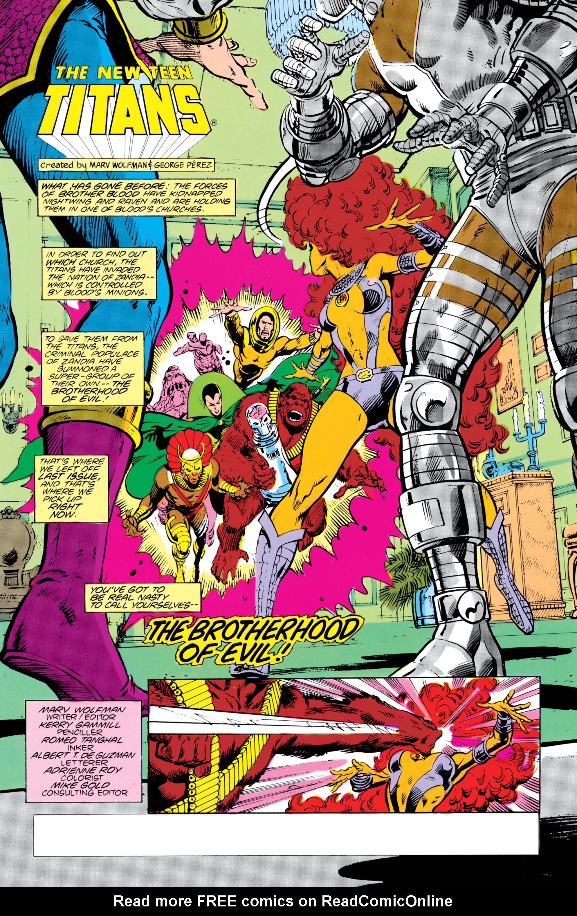 Read online The New Teen Titans (1984) comic -  Issue #27 - 2