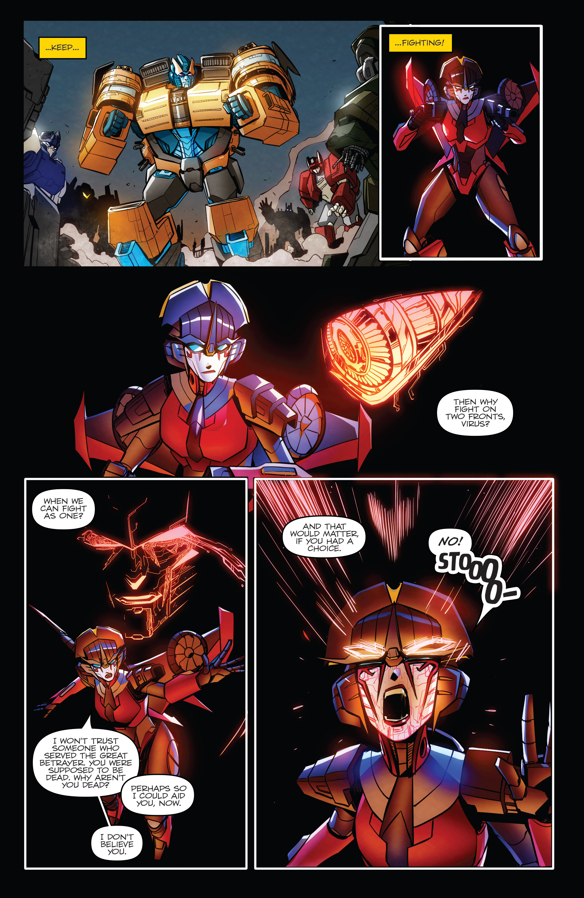 Read online Transformers: Till All Are One comic -  Issue #8 - 10