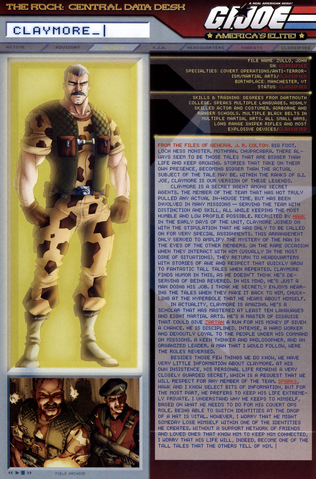 Read online G.I. Joe: Data Desk Handbook comic -  Issue #2 - 10