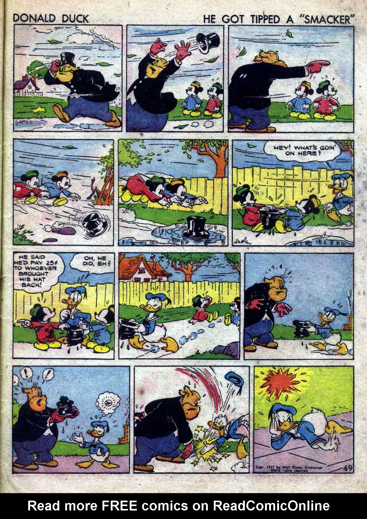 Read online Walt Disney's Comics and Stories comic -  Issue #5 - 51