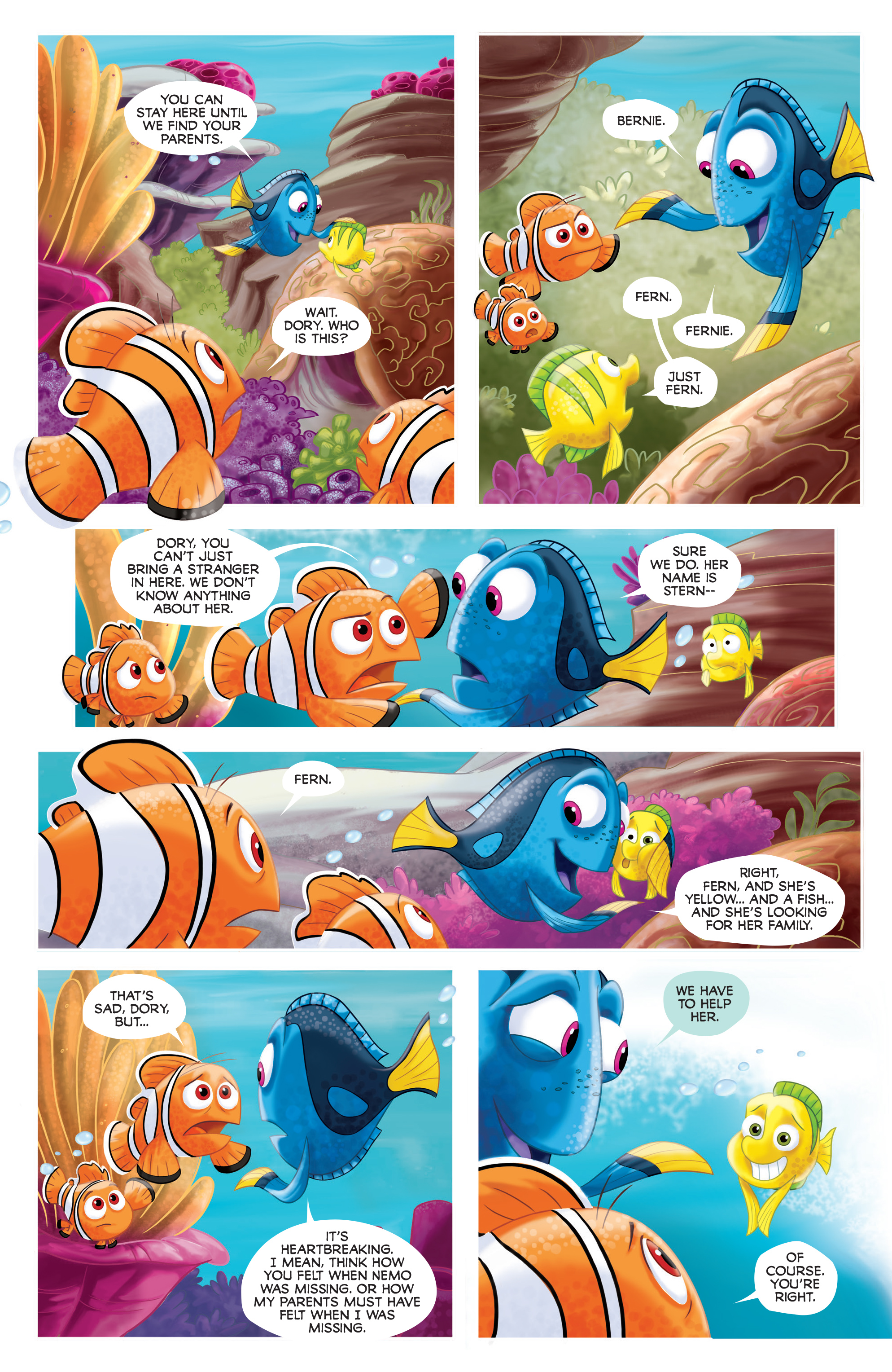 Read online Disney Pixar Finding Dory comic -  Issue #1 - 21