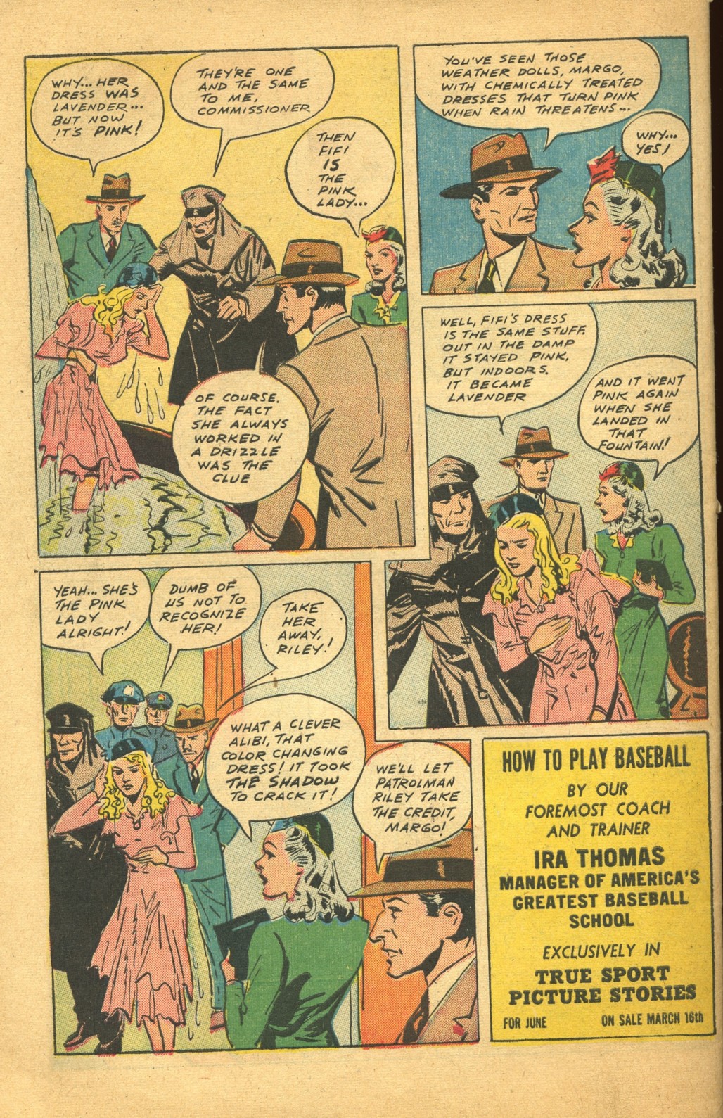 Read online Shadow Comics comic -  Issue #50 - 50
