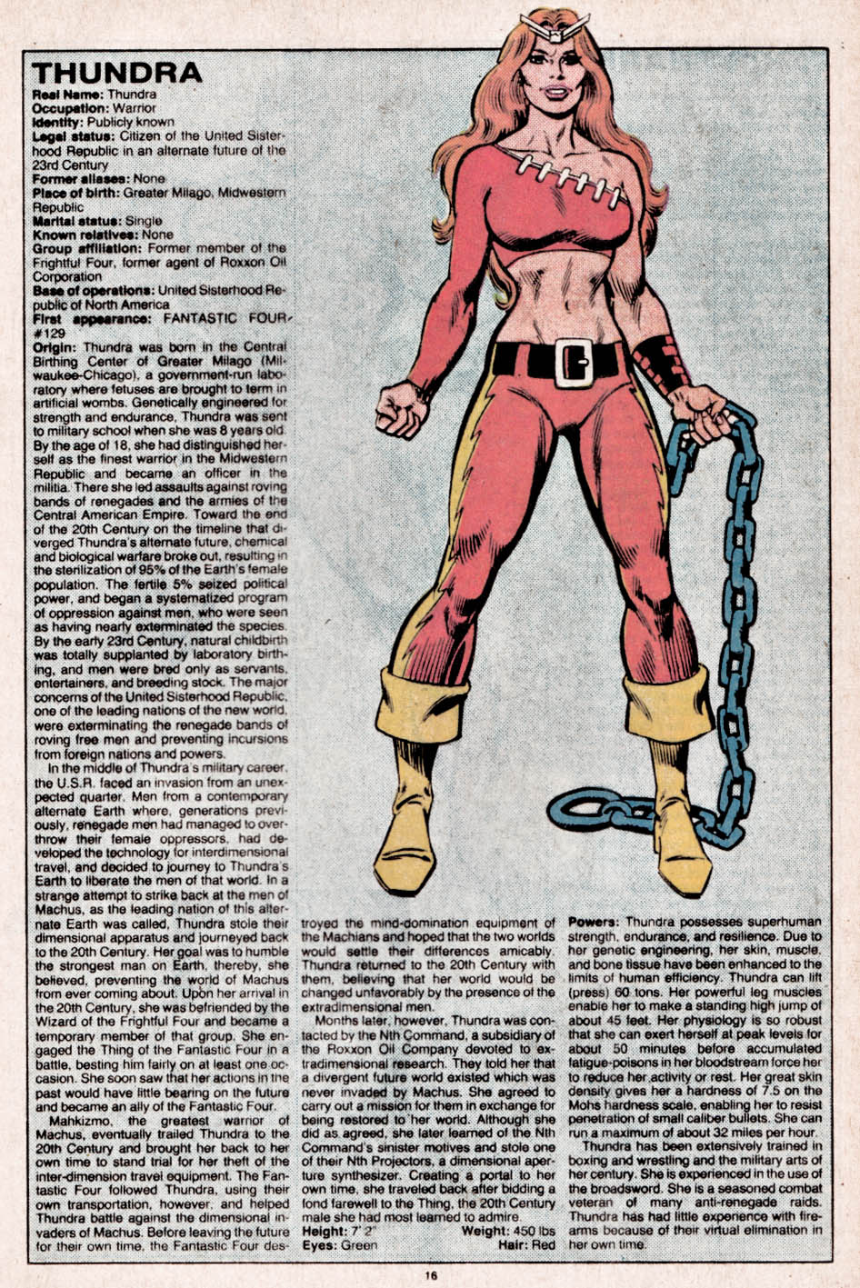 Read online The Official Handbook of the Marvel Universe comic -  Issue #11 - 17