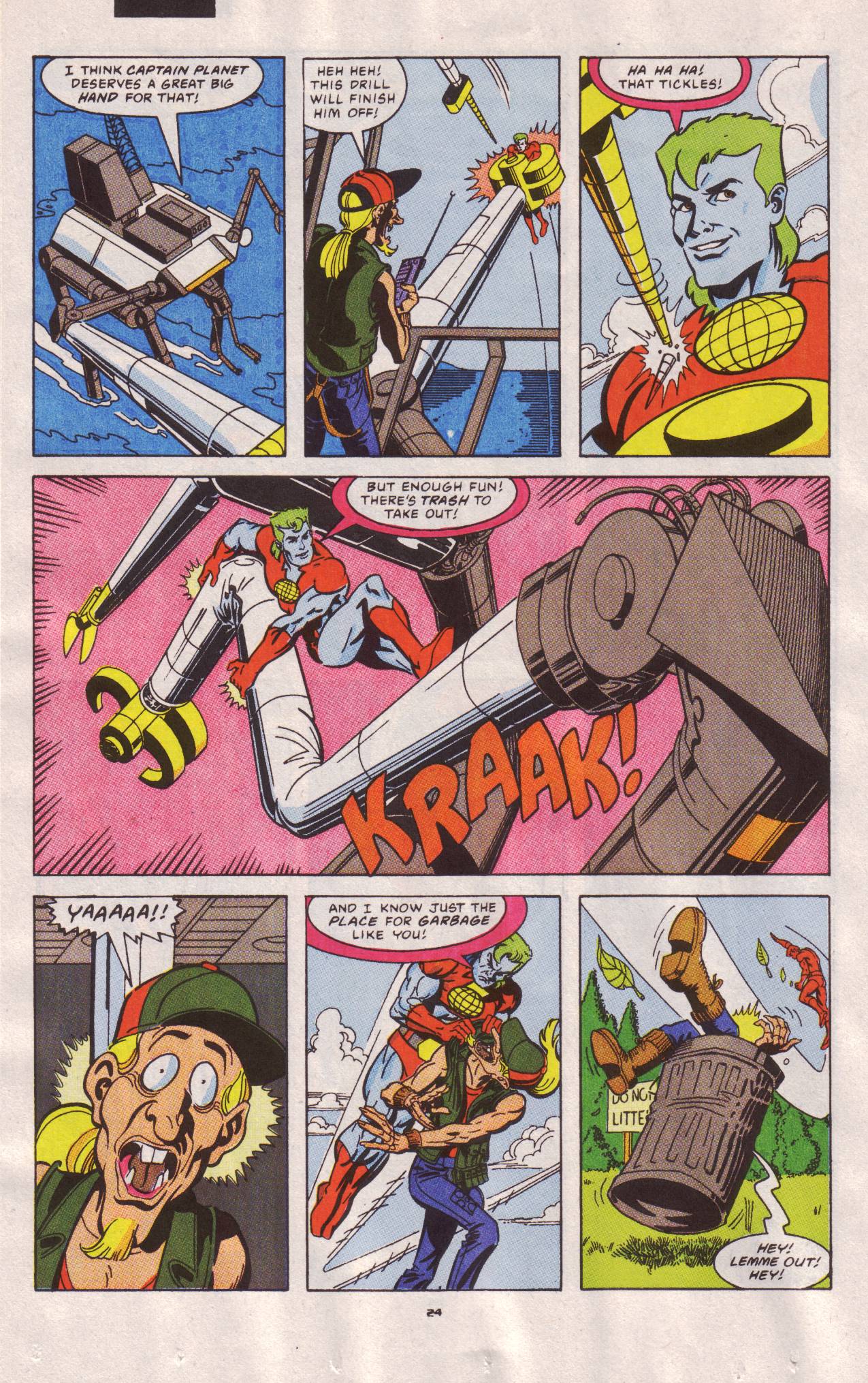 Captain Planet and the Planeteers 1 Page 18