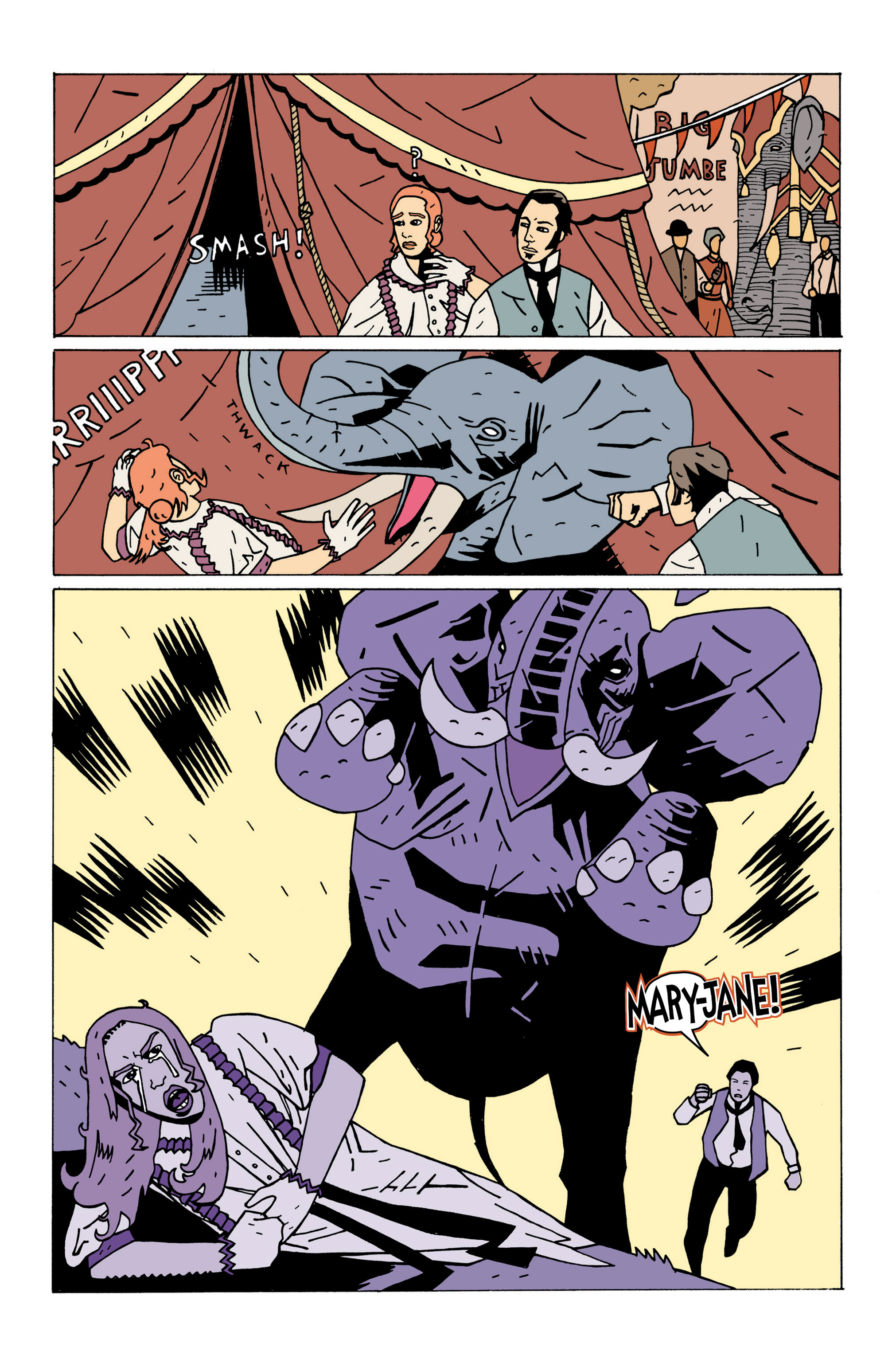 Read online Merrick: The Sensational Elephantman comic -  Issue #2 - 4