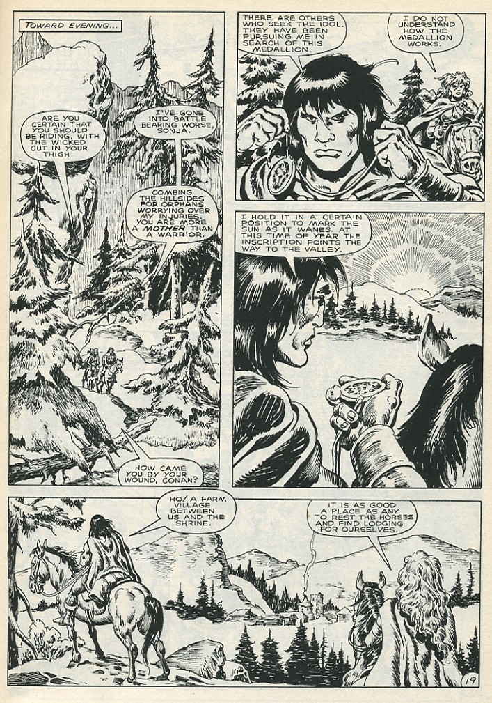 Read online The Savage Sword Of Conan comic -  Issue #144 - 25