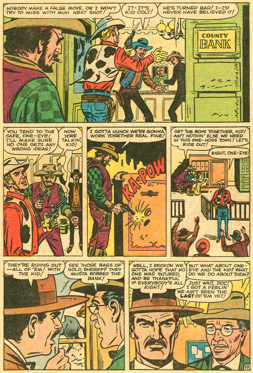 Read online Kid Colt Outlaw comic -  Issue #130 - 35