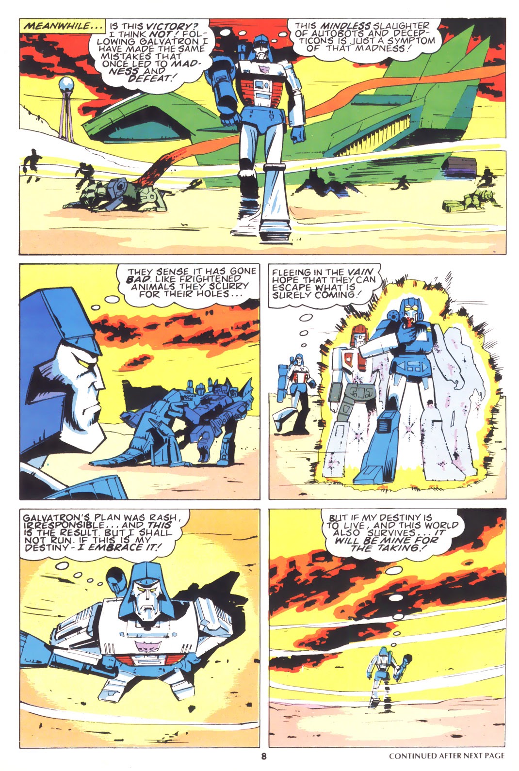 Read online The Transformers (UK) comic -  Issue #205 - 8