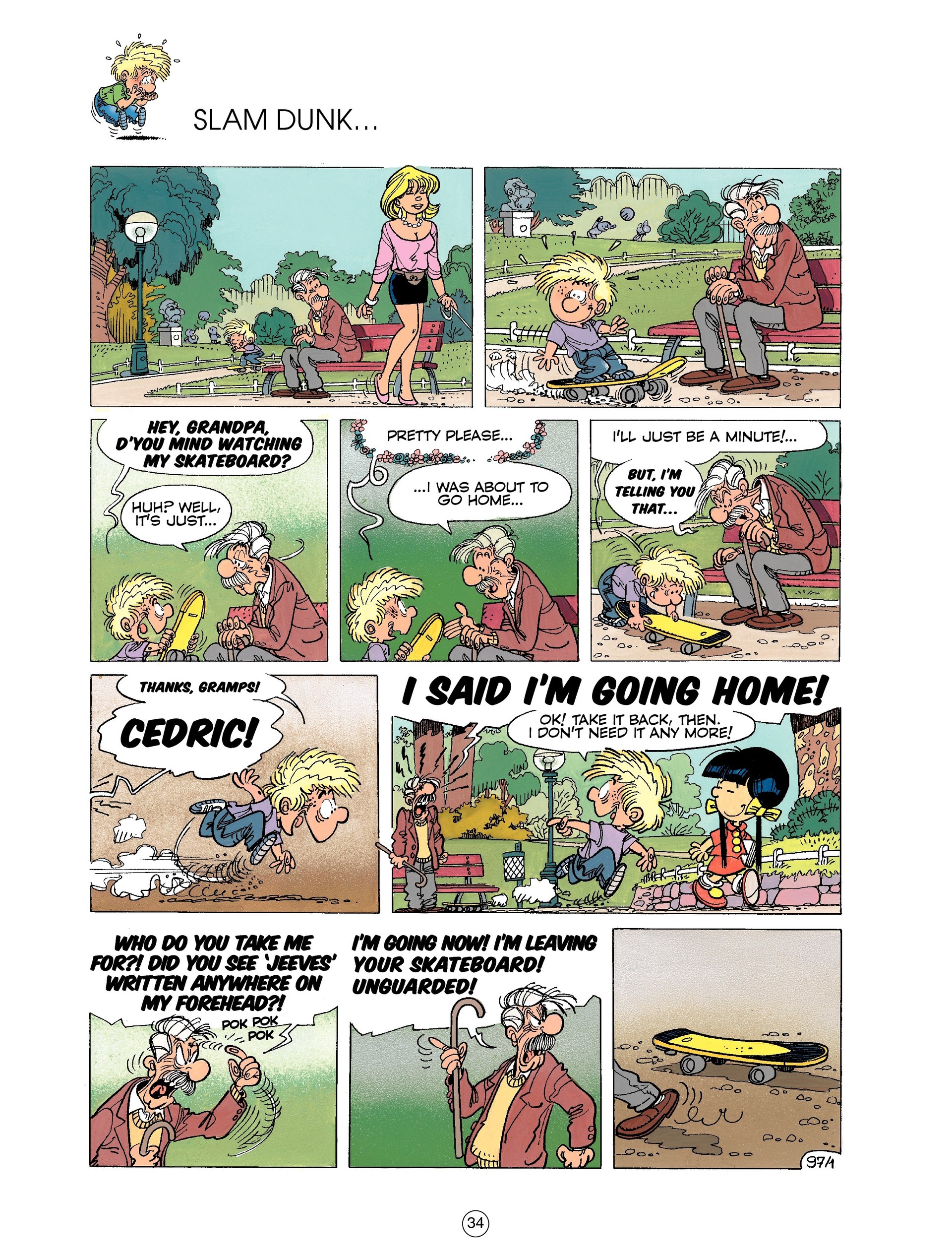 Read online Cedric comic -  Issue #5 - 34