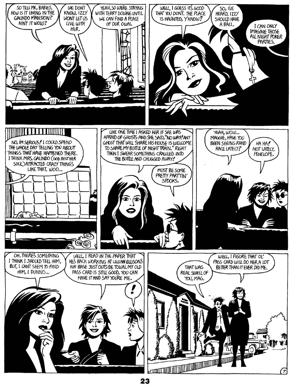 Read online Love and Rockets (1982) comic -  Issue #18 - 25