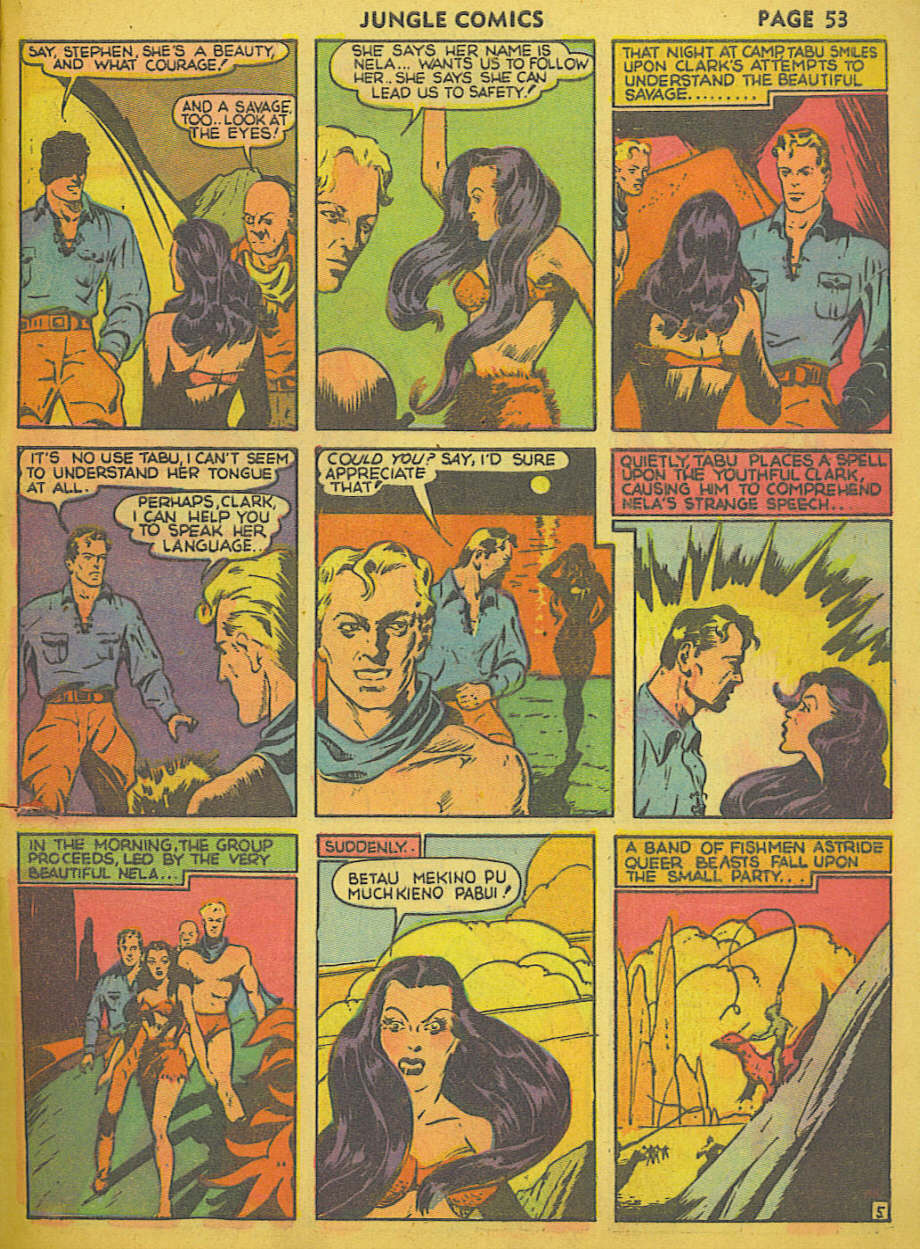 Read online Jungle Comics comic -  Issue #11 - 56