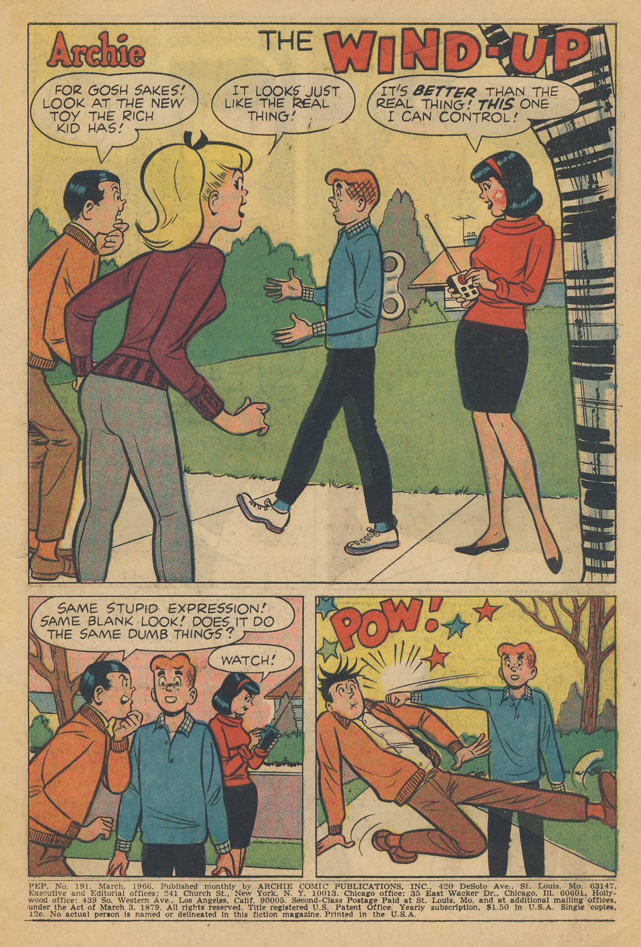 Read online Pep Comics comic -  Issue #191 - 3