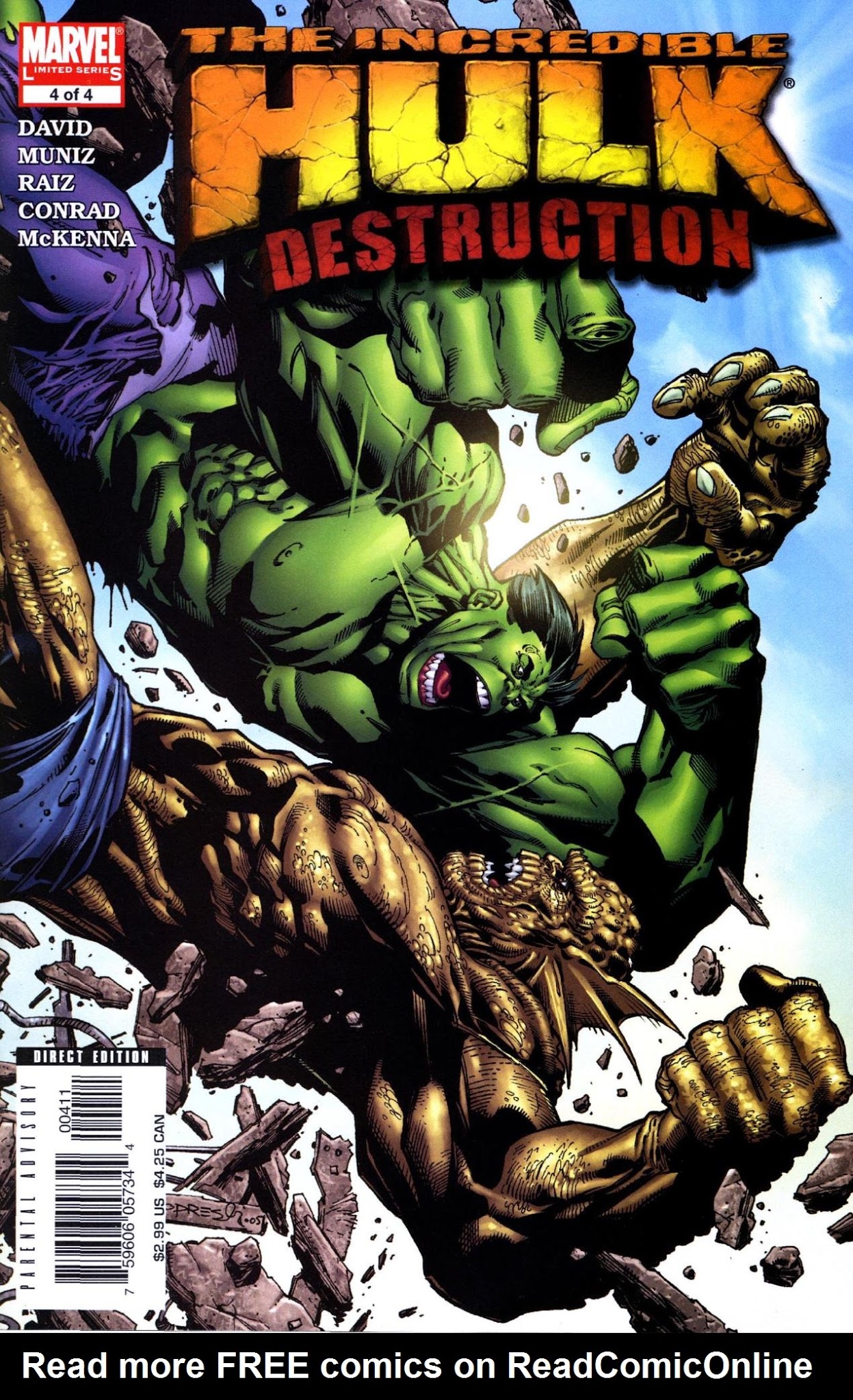 Read online Hulk: Destruction comic -  Issue #4 - 1