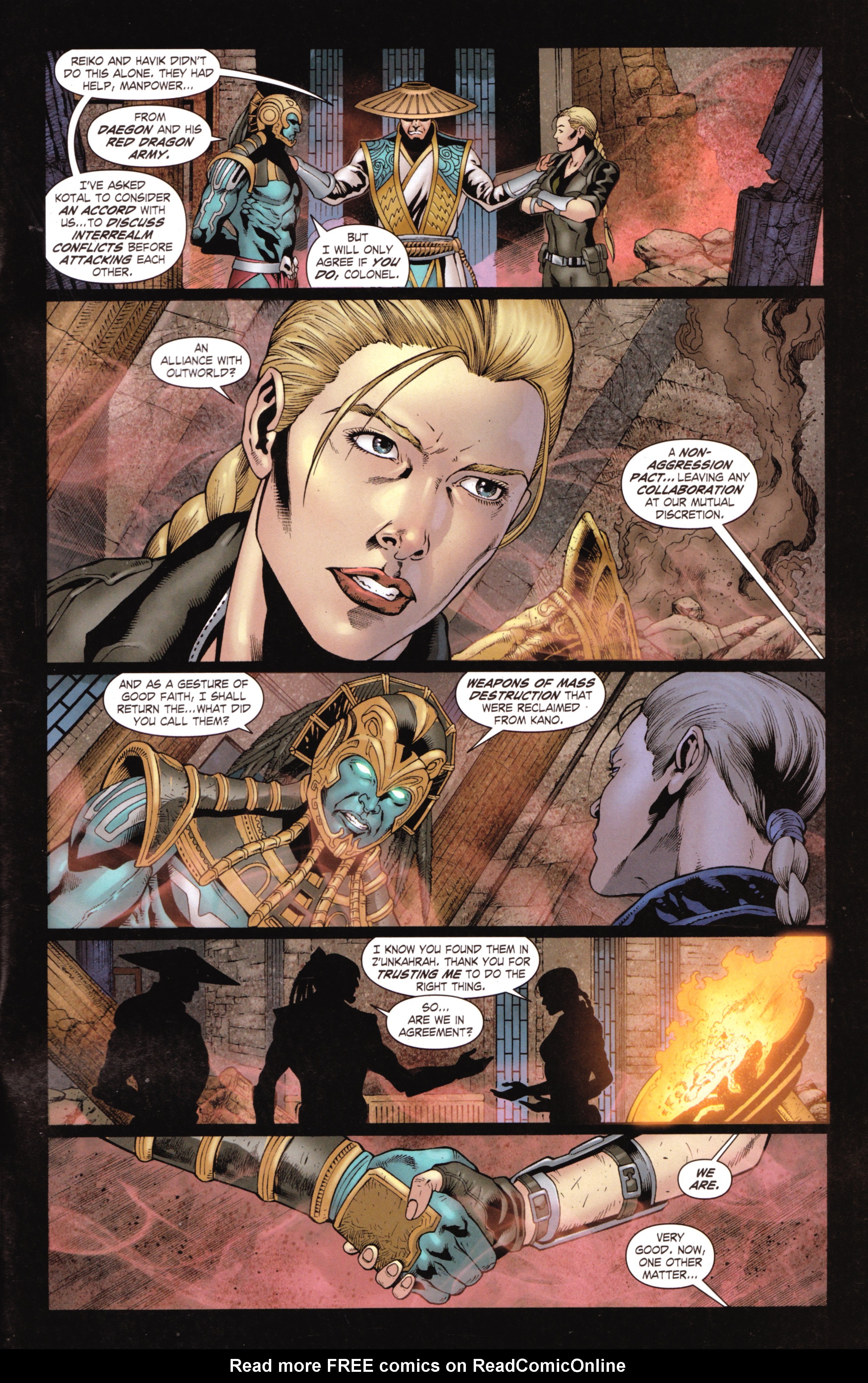 Read online Mortal Kombat X [II] comic -  Issue #11 - 35