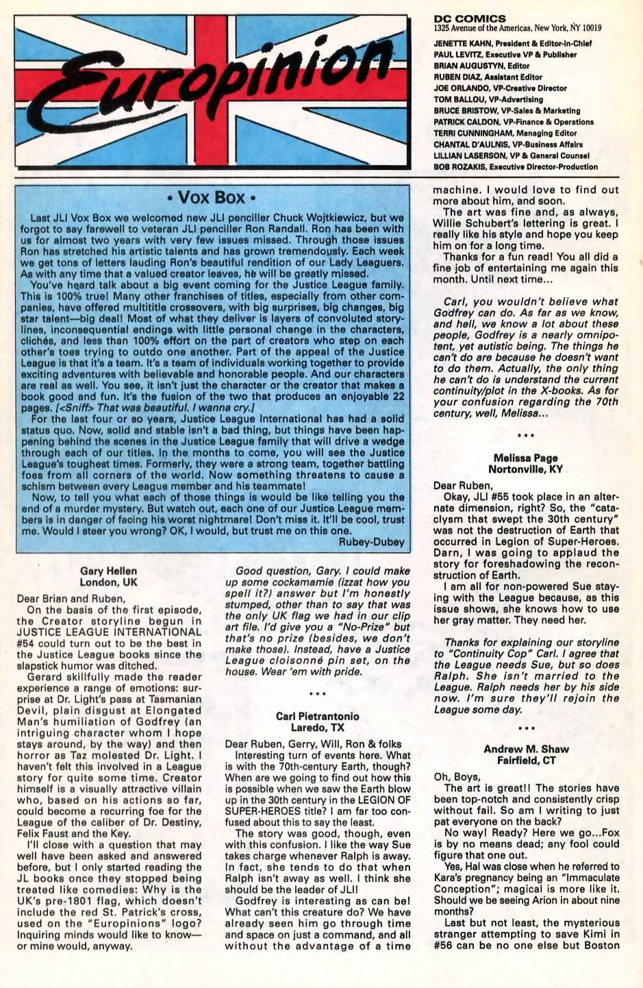 Read online Justice League International (1993) comic -  Issue #59 - 25