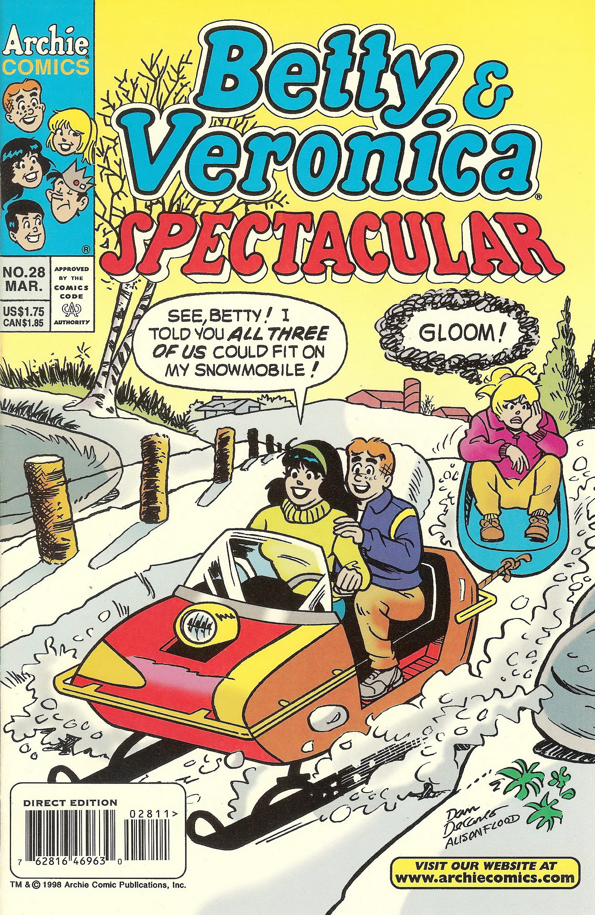 Read online Betty & Veronica Spectacular comic -  Issue #28 - 1
