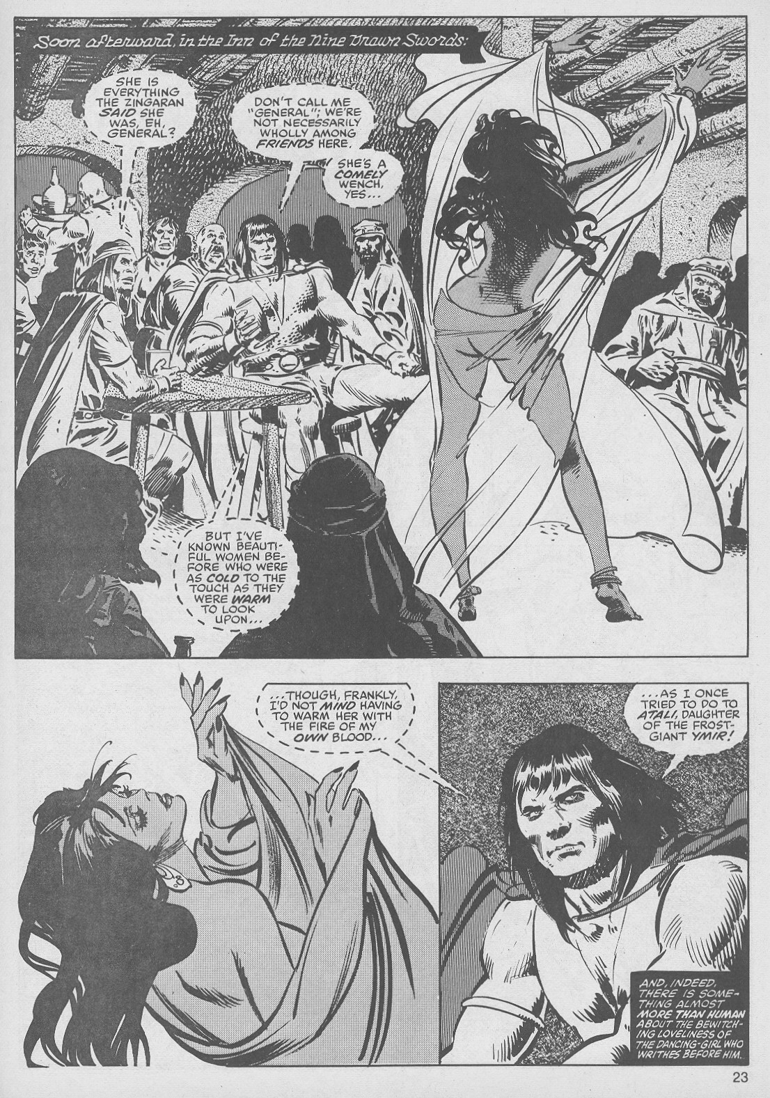 Read online The Savage Sword Of Conan comic -  Issue #49 - 23