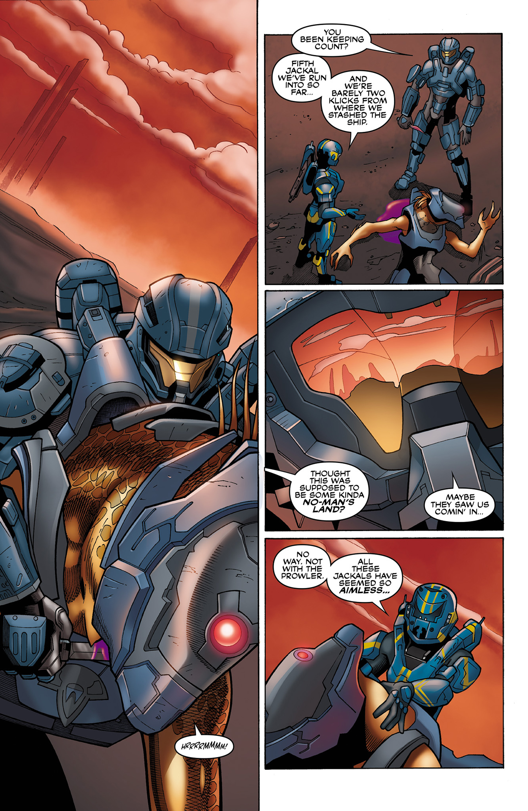 Read online Halo: Escalation comic -  Issue #11 - 10