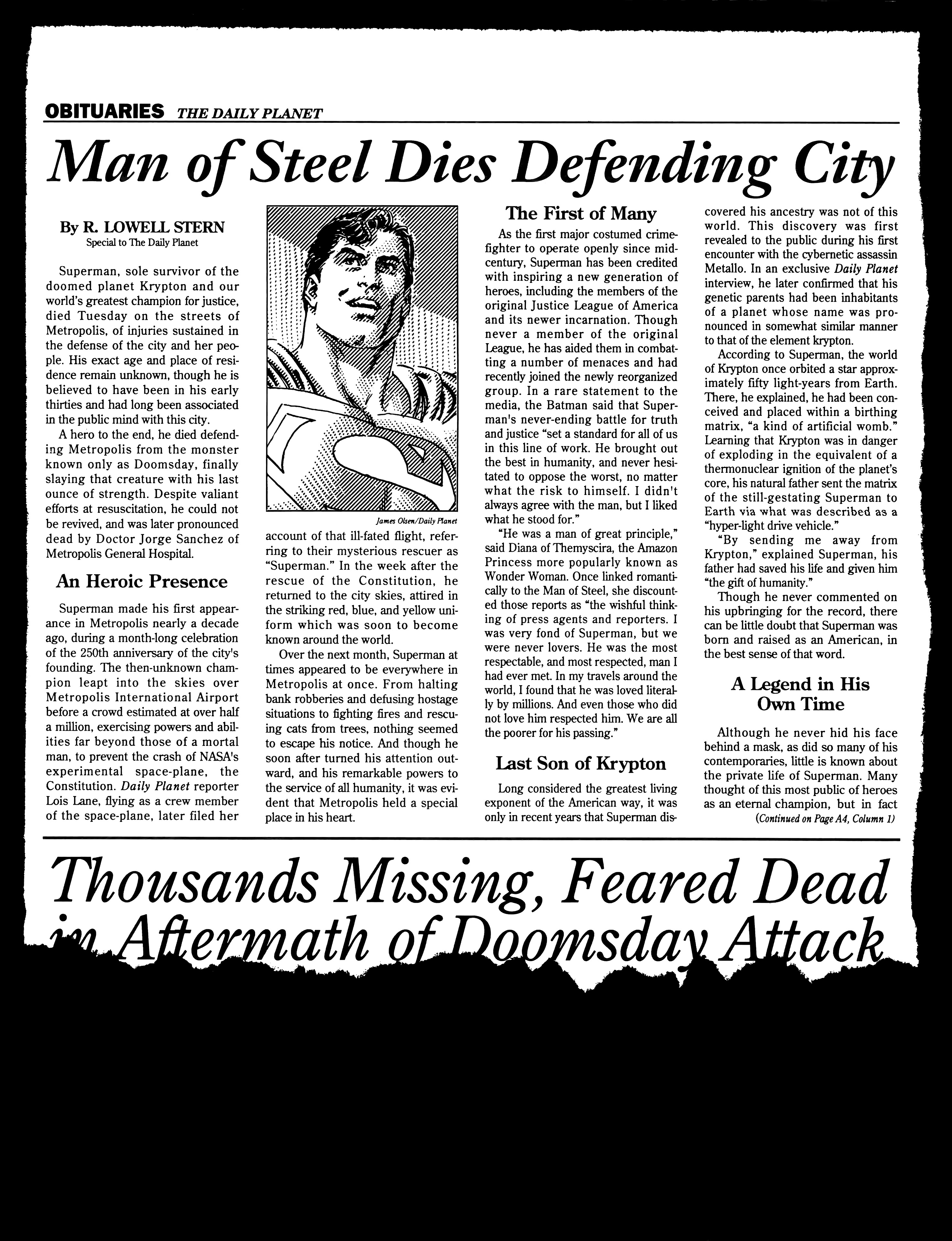Read online Superman (1987) comic -  Issue #75 - 32