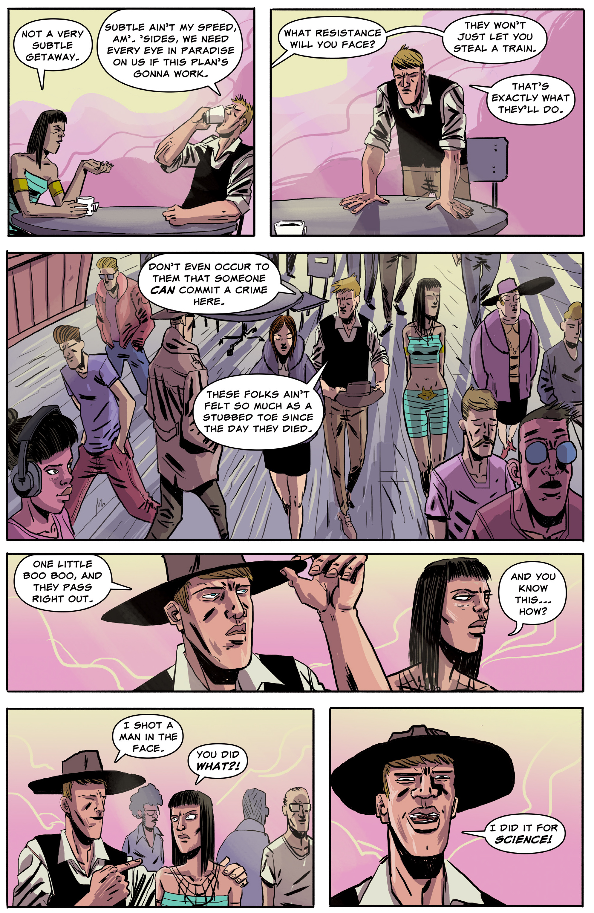 Read online Heavenly Blues comic -  Issue #5 - 7