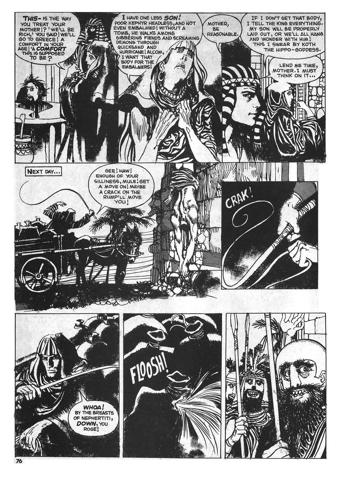 Read online Vampirella (1969) comic -  Issue #19 - 76
